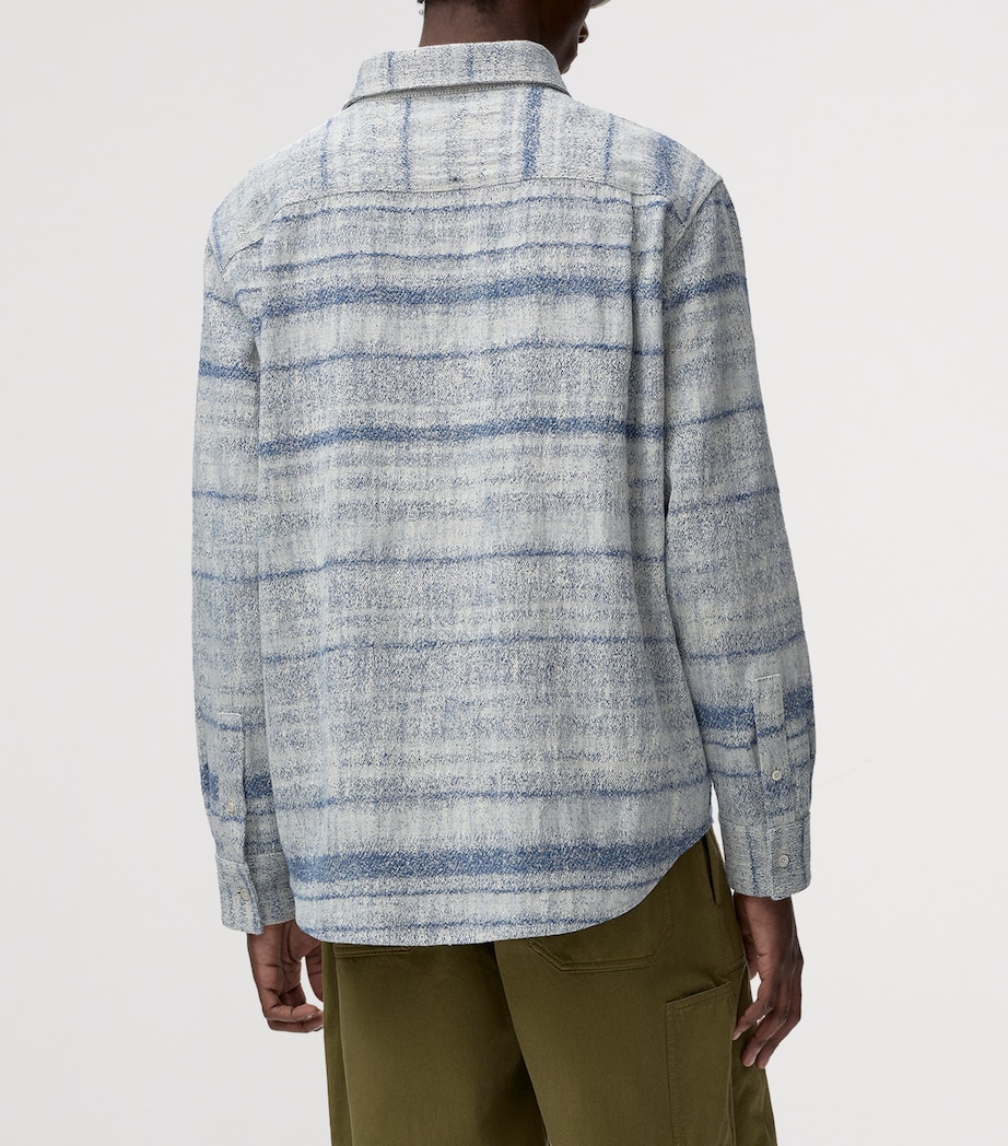 LOEWE Mens x Paula's Ibiza Denim Relaxed Shirt Blue Image 4