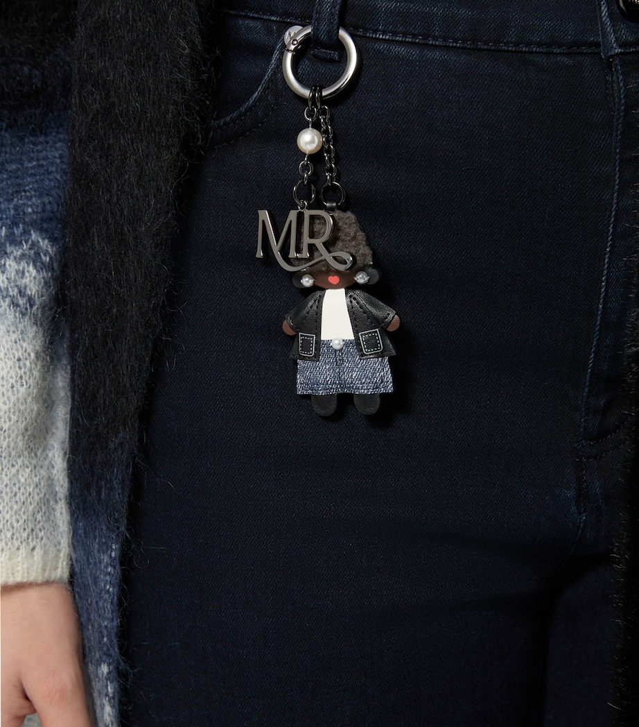Marina Rinaldi Doll Keyring Charm Navy Image 3