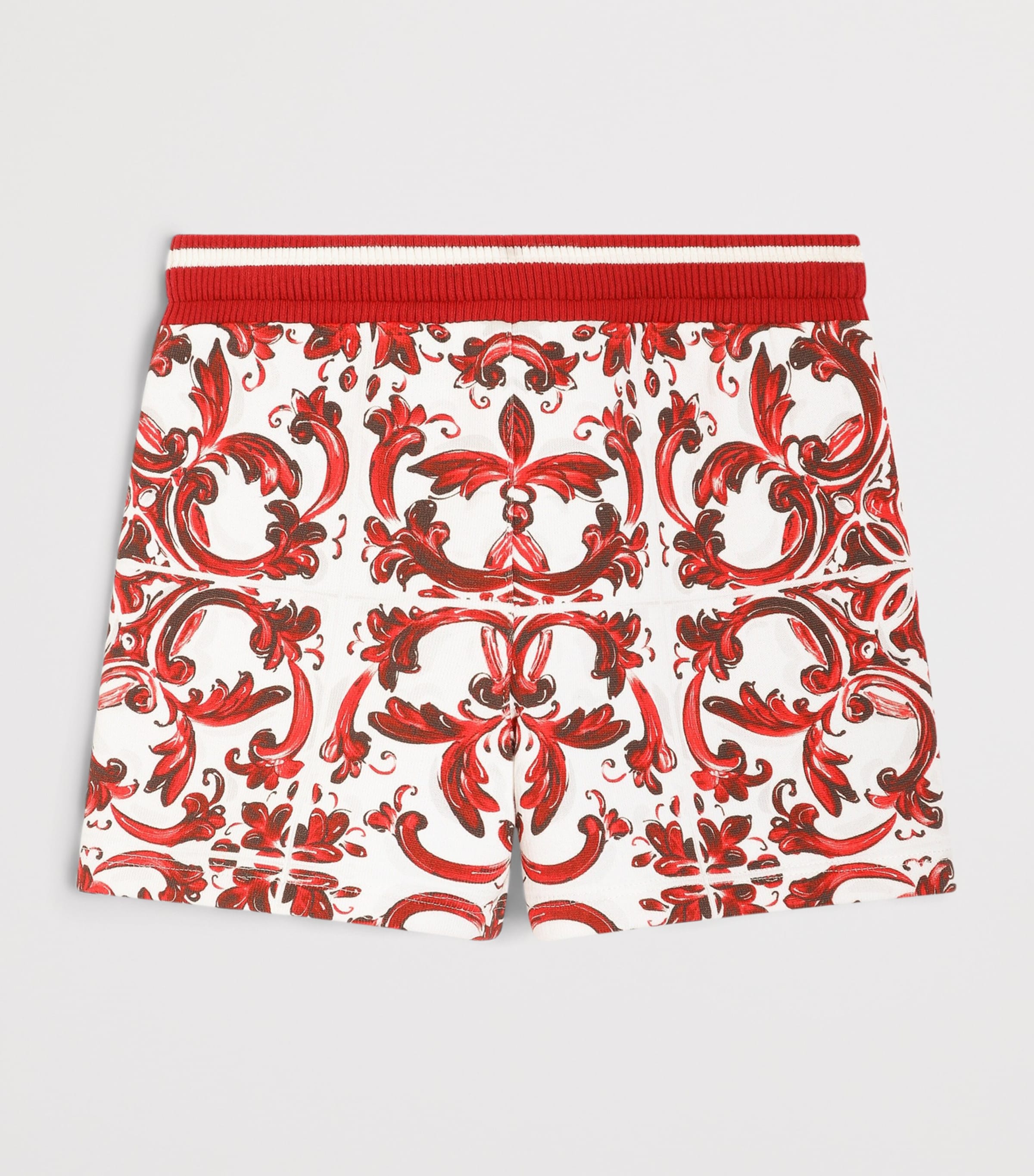 Dolce&Gabbana Kids Cotton Printed Bermuda Shorts (3-30 Months) Maiolica Ru Image 2