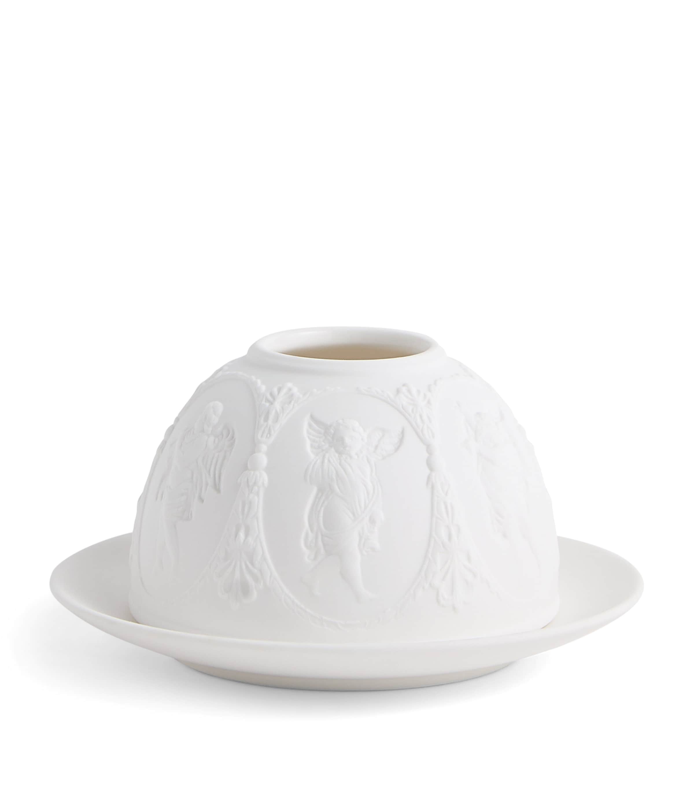 Cherub Lithopane WHITE Image 1