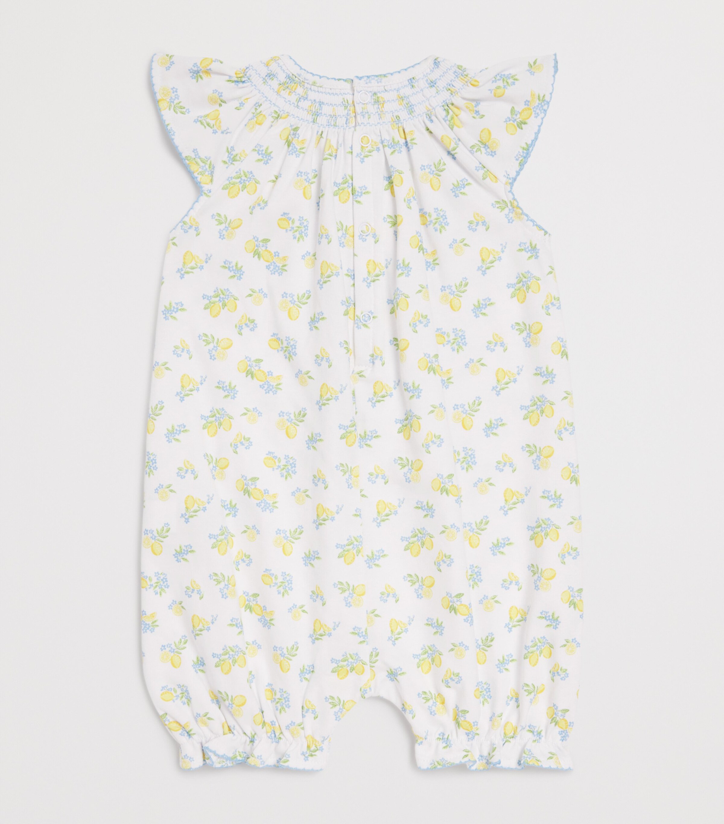 Pima Cotton Lemon Blossom Playsuit (0-24 Months) K999MULTI Image 2