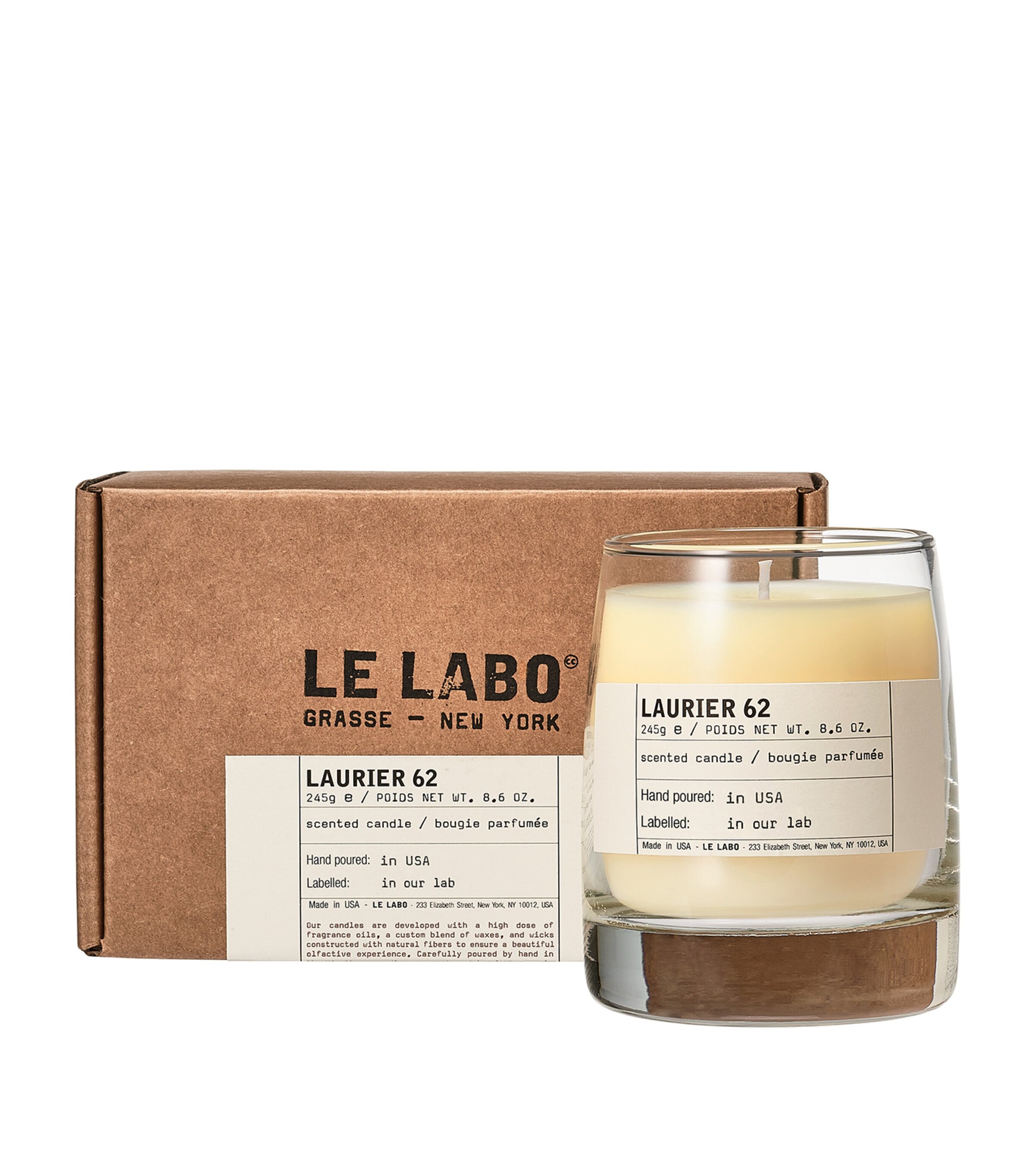 Le Labo Laurier 62 Classic Candle (245g) Image 2