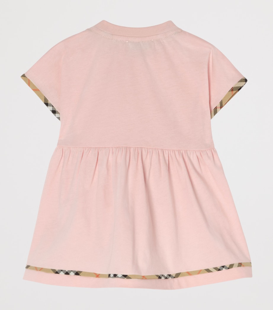 Burberry Kids Check-Trim Dress and Bloomers Set (1-18 Months) Bouquet Image 3