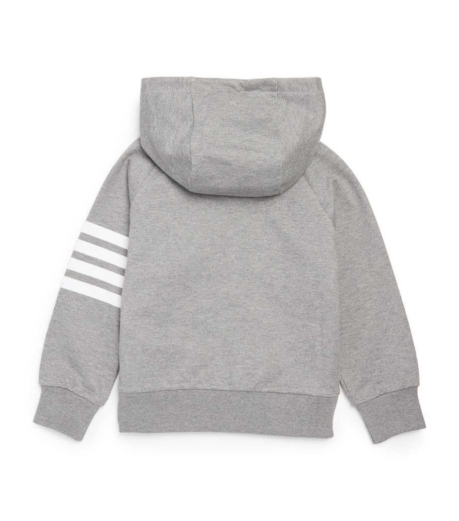 4-Bar Zip-Up Hoodie (2-12 Years) MED GREY Image 2