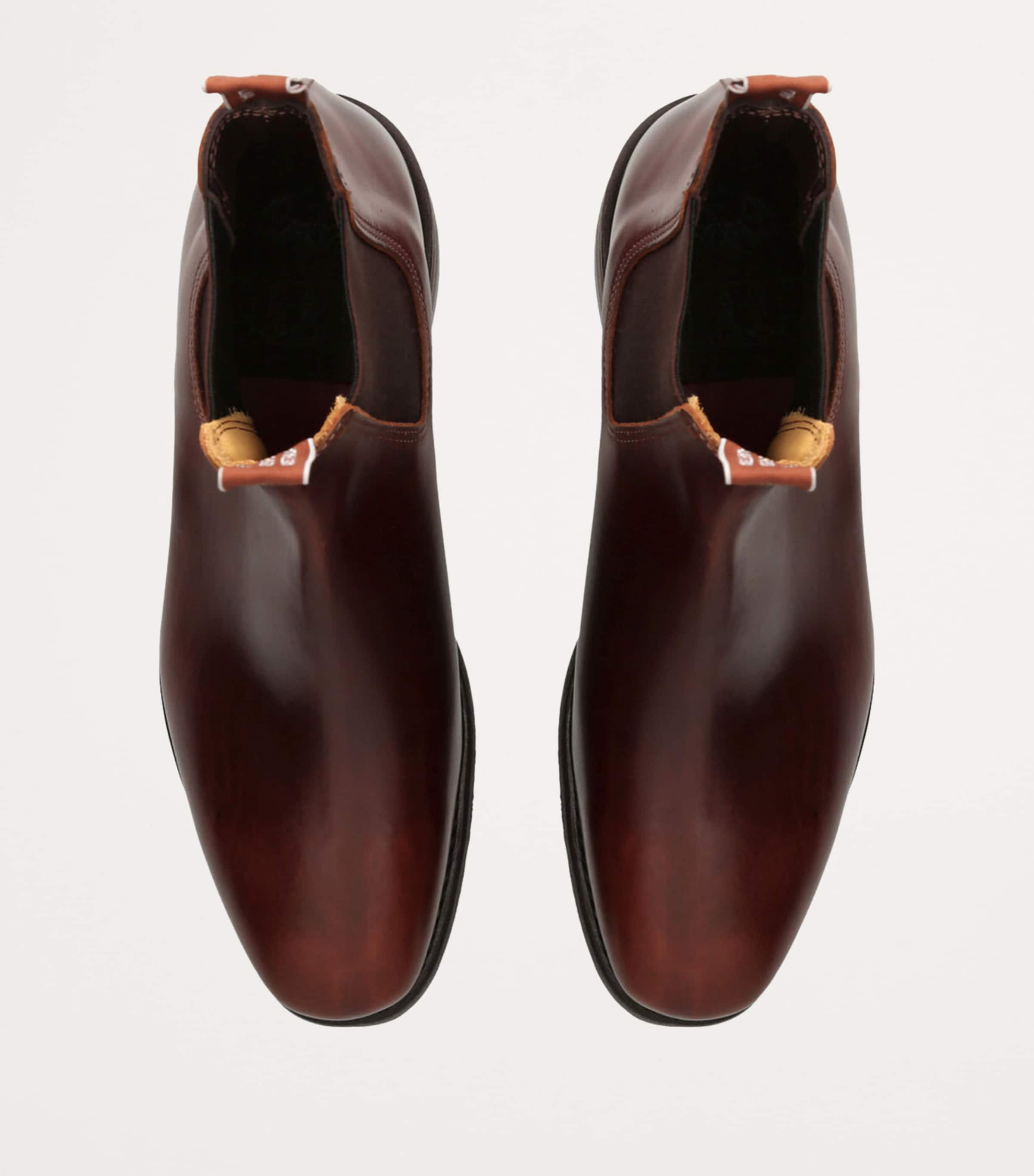 Leather Ankle Boots MID BROWN Image 4