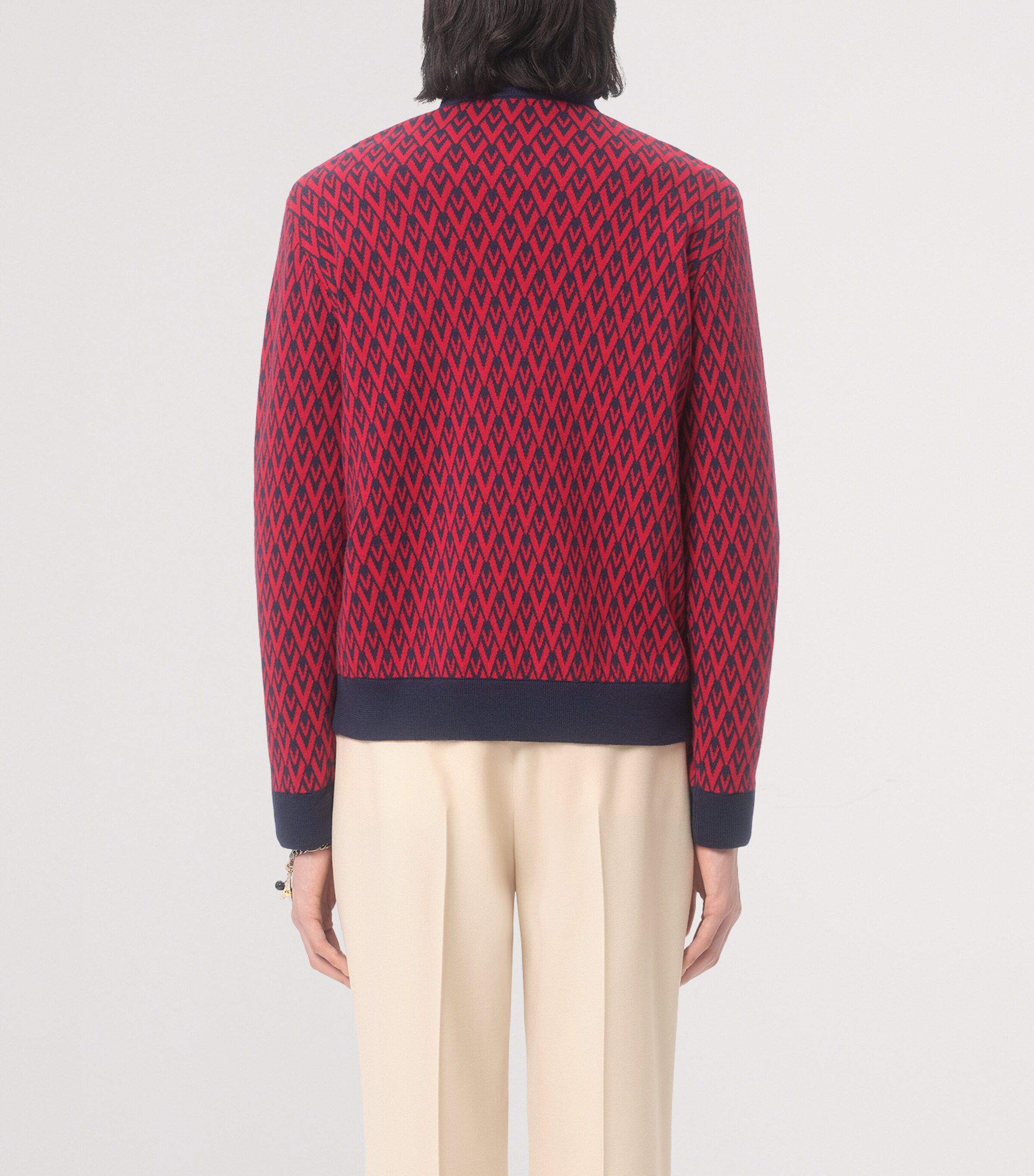 Wool Toute La V Sweater BR5 Image 4