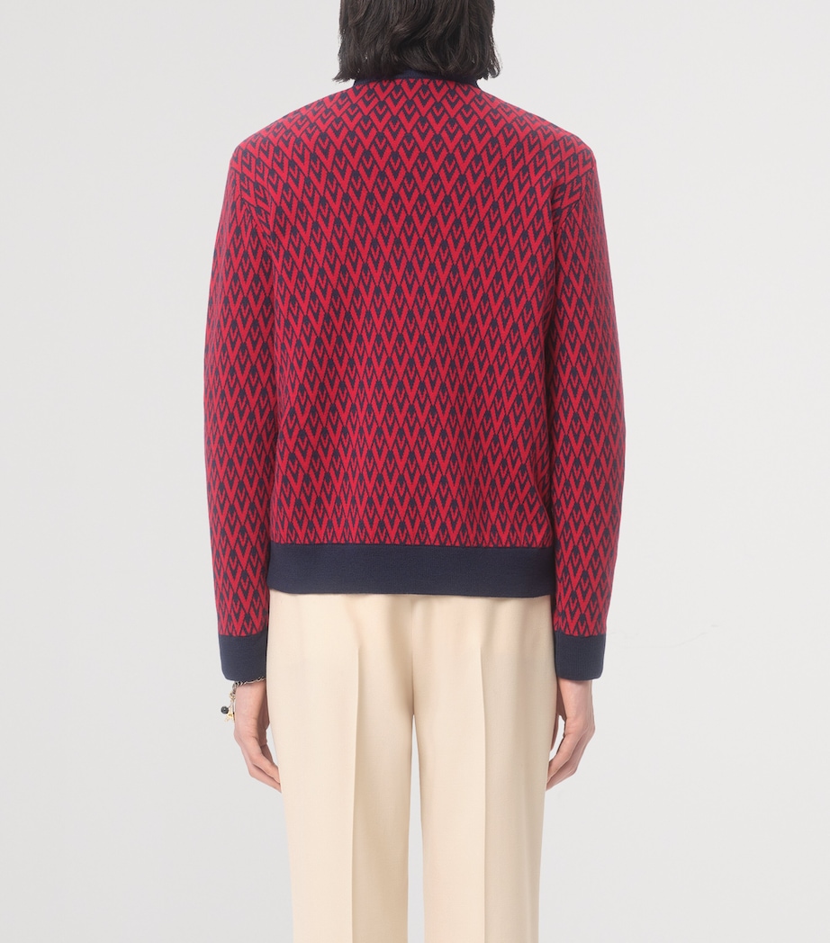 Wool Toute La V Sweater BR5 Image 4