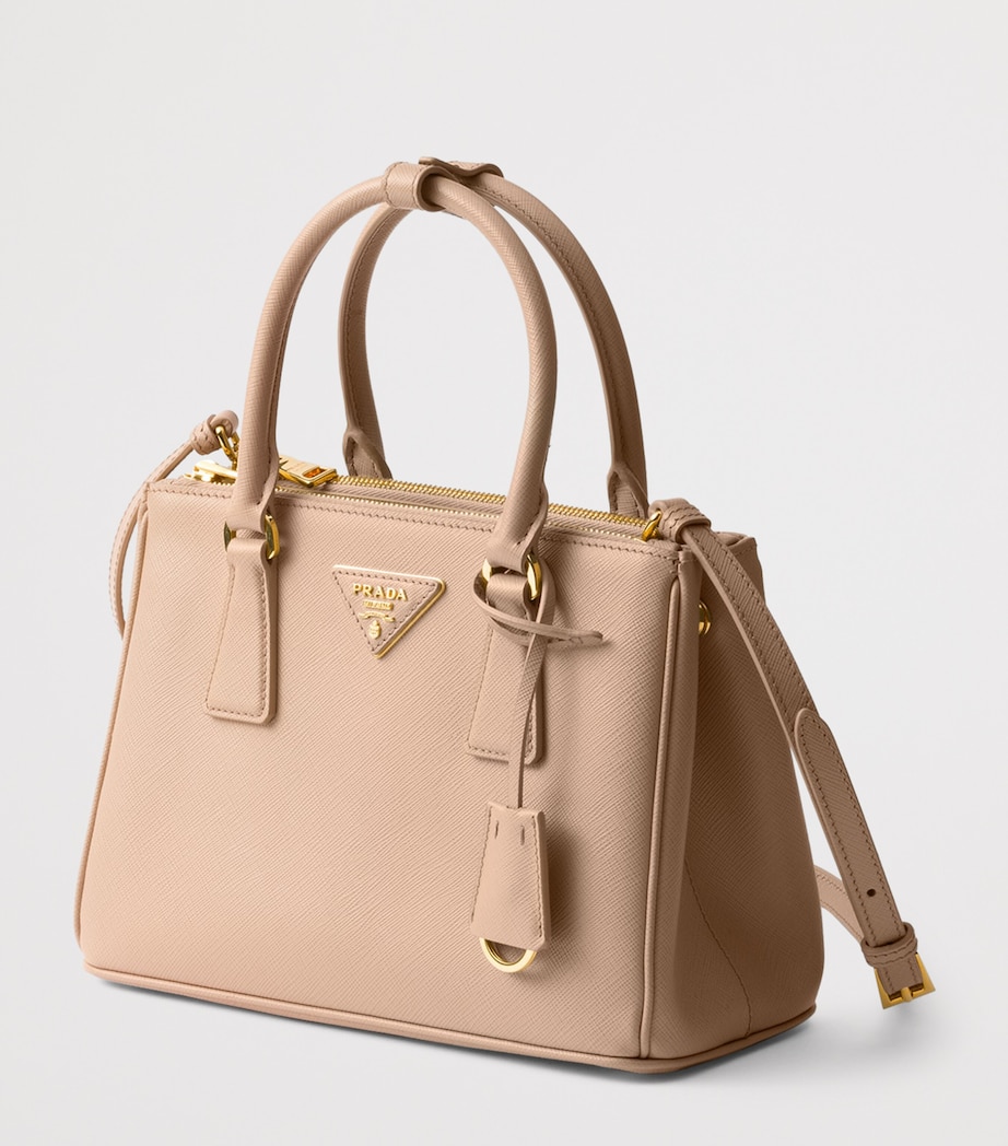 Small Saffiano Leather Galleria Top-Handle Bag F0770 Image 2