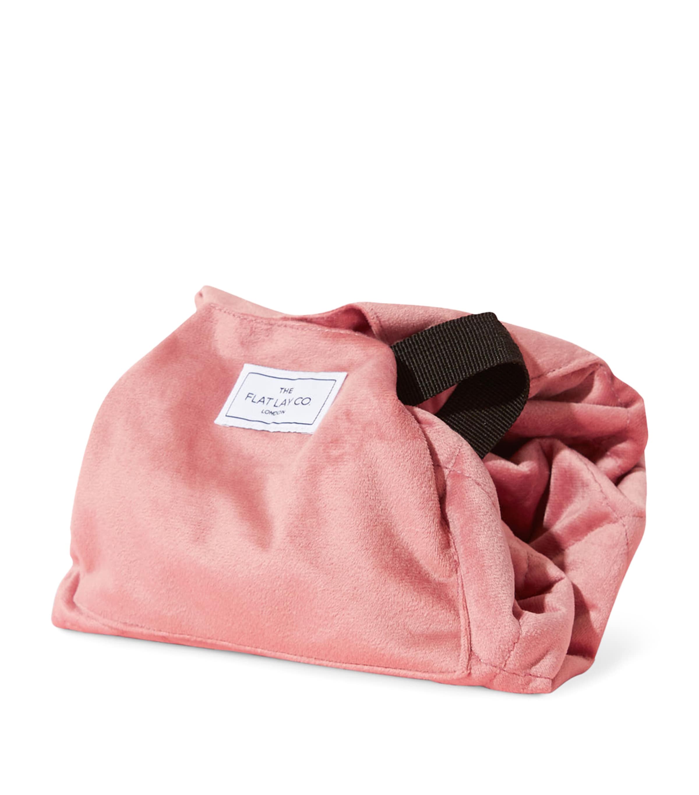 Velvet Drawstring Make-Up Bag PINK VELVET Image 2