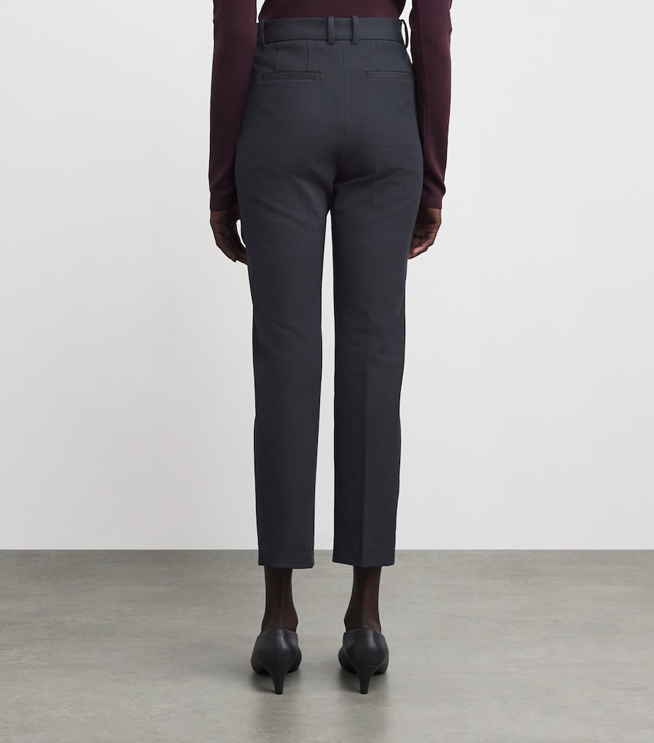 Stretch-Gabardine Coleman Trousers SMOKE Image 4