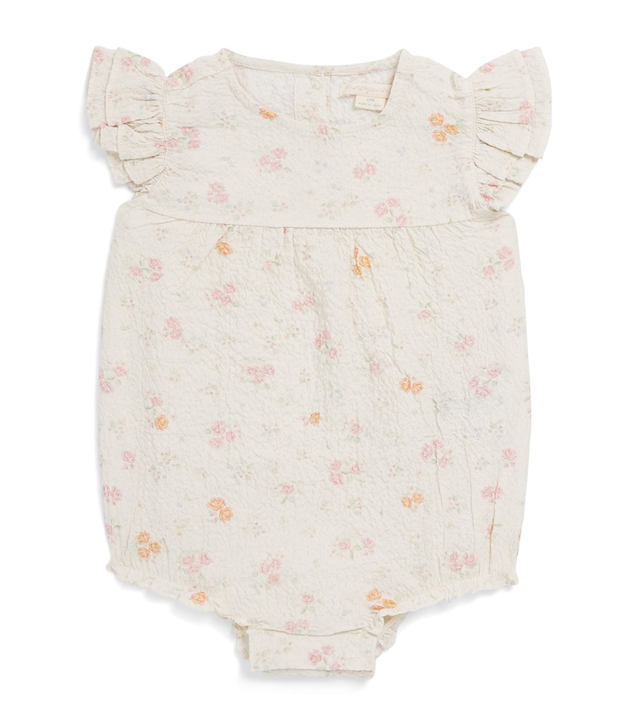 KONGES SLOJD Seersucker Floral Elin Bodysuit (0-36 Months) Image 1