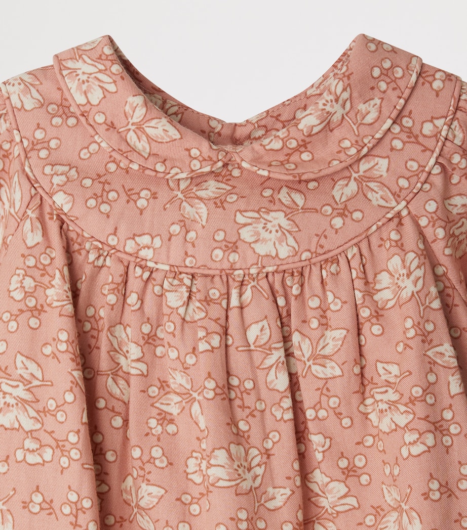 Cotton Floral Dress (24-36 Months) FL ROSE FARD Image 3