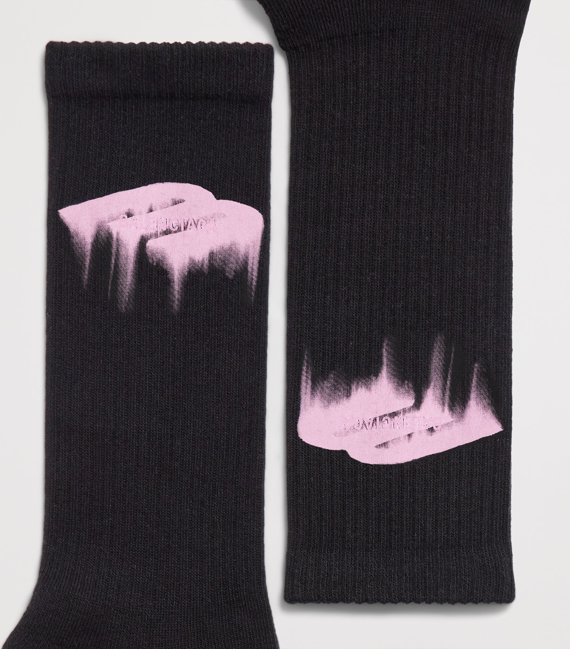 Balenciaga Mens Balenciaga Wet Brush Socks Image 3