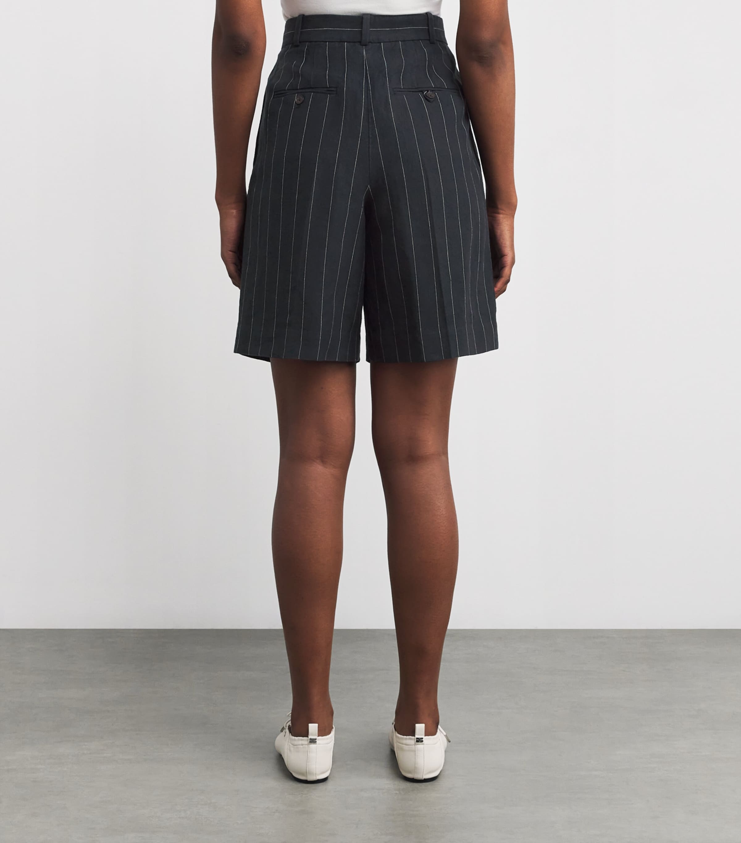Polo Ralph Lauren Hemp Pinstripe Bermuda Shorts | Harrods US
