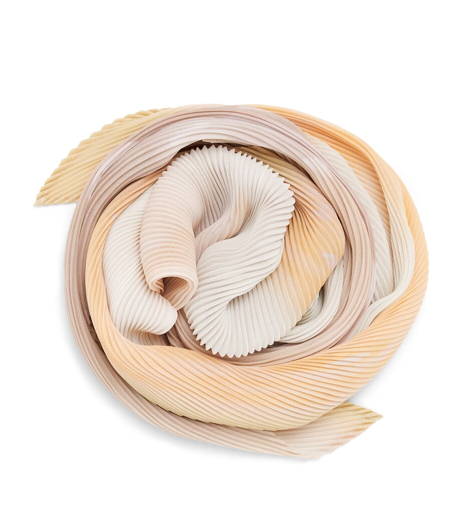 Pleats Please Issey Miyake Sea Bubble Scarf Greige Image 1