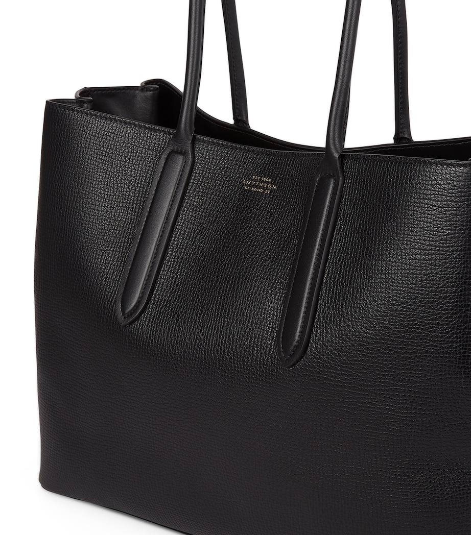 Ludlow Leather Zip Day Tote Bag BLACK Image 4