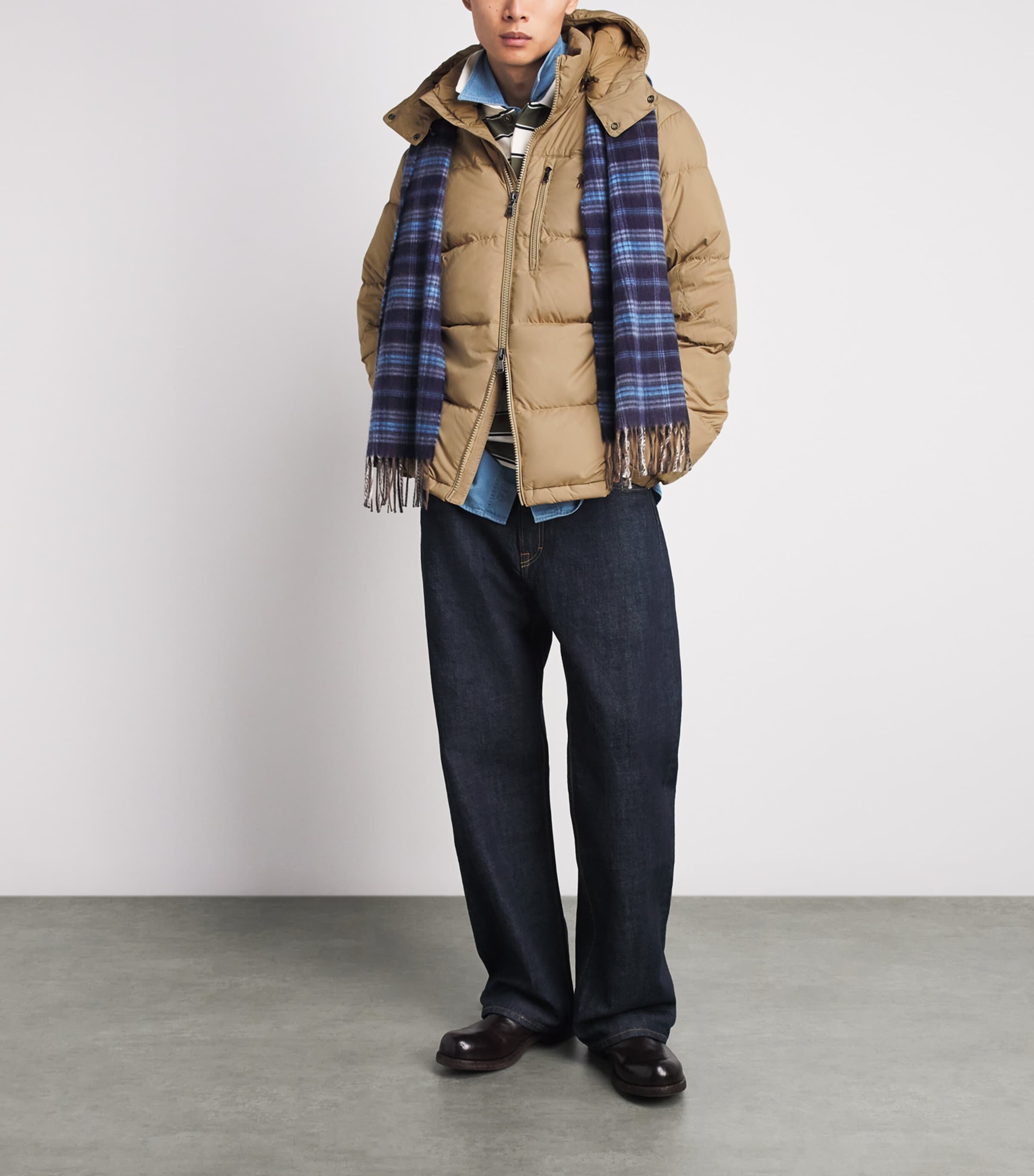 Polo Ralph Lauren Mens Gorham Down Jacket Desert Khaki Image 2