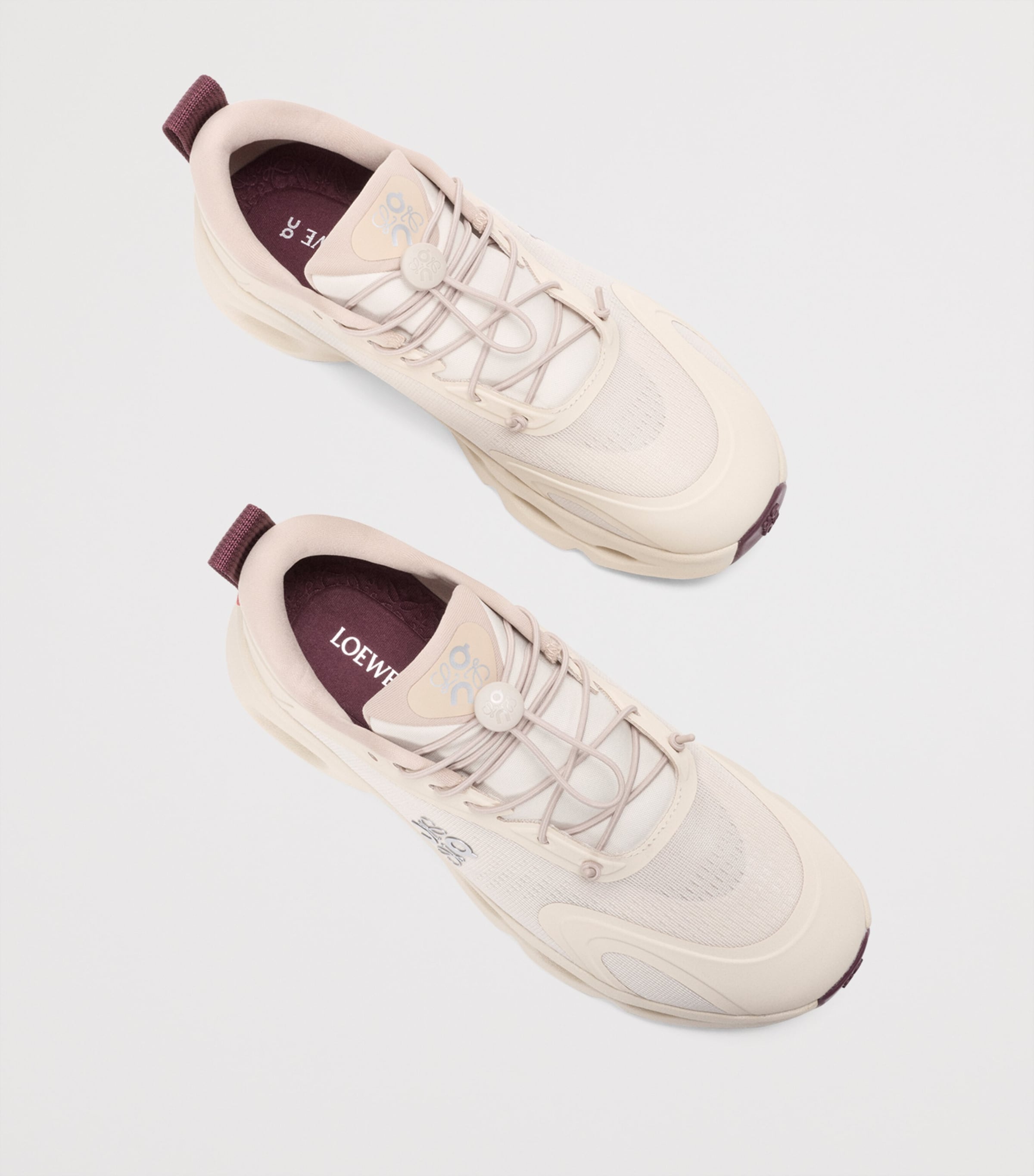 LOEWE x On Cloudsolo Sneakers Sand/burgundy Image 3
