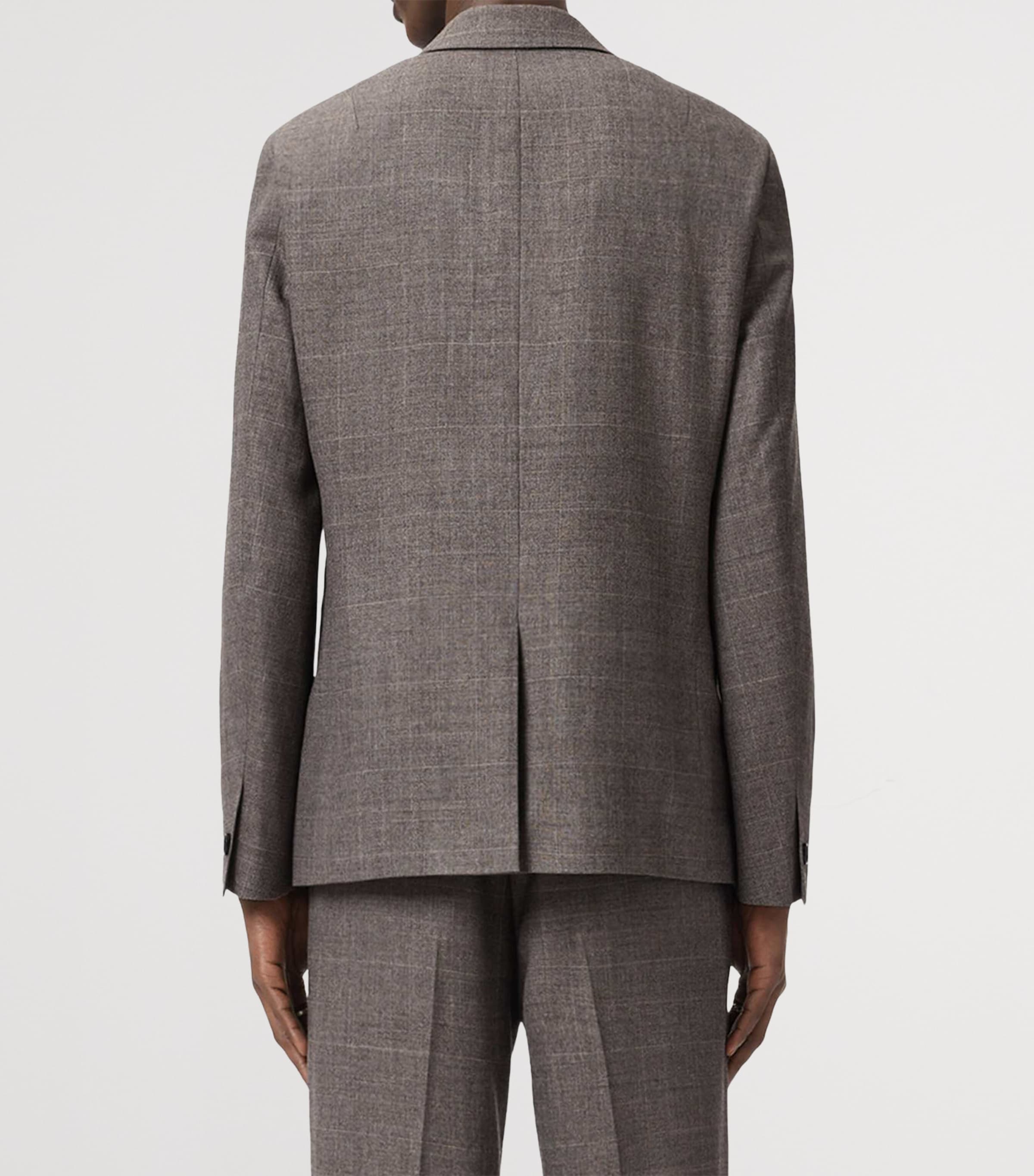 Wool-Blend Clover Blazer FEATHER TAUPE Image 6