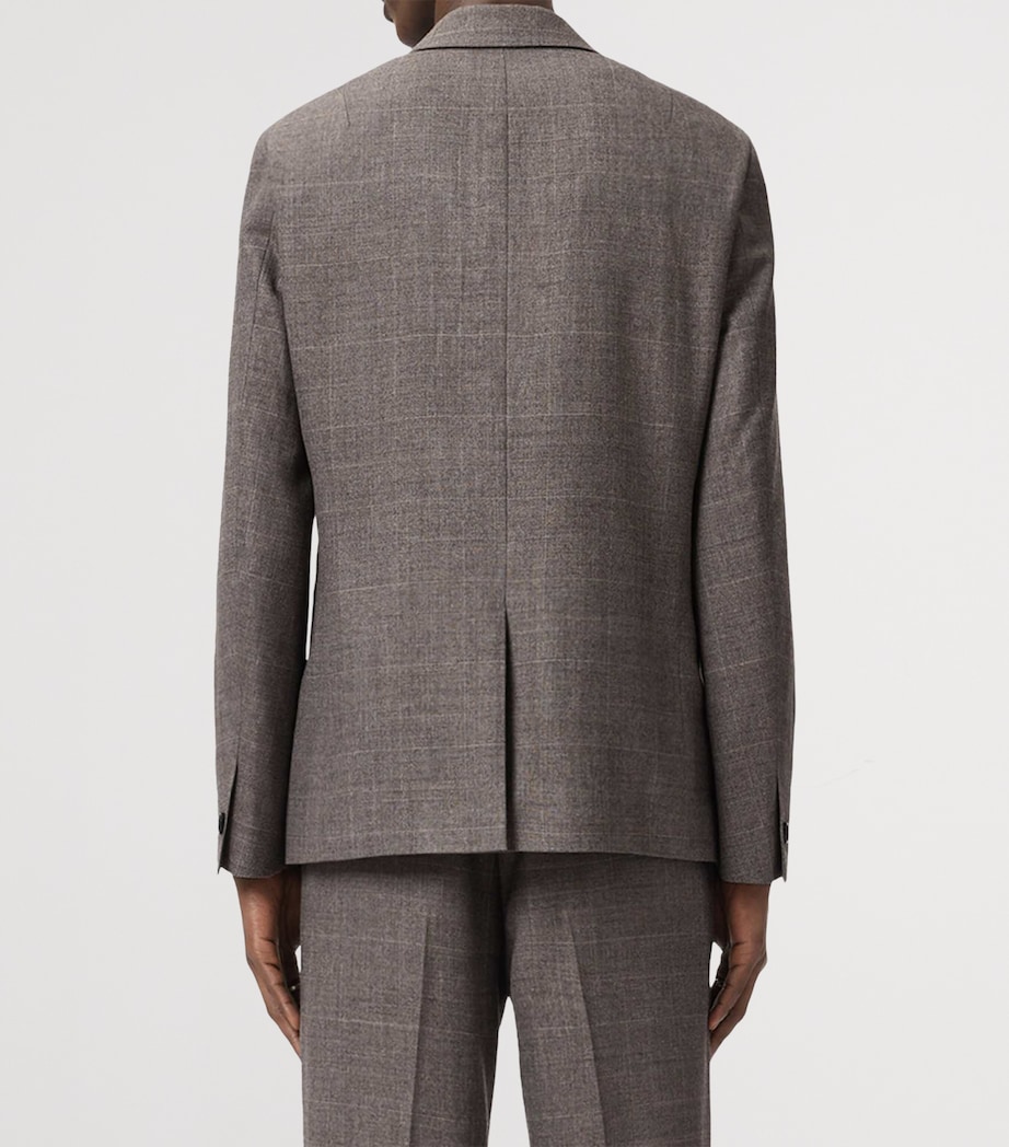 Wool-Blend Clover Blazer FEATHER TAUPE Image 6