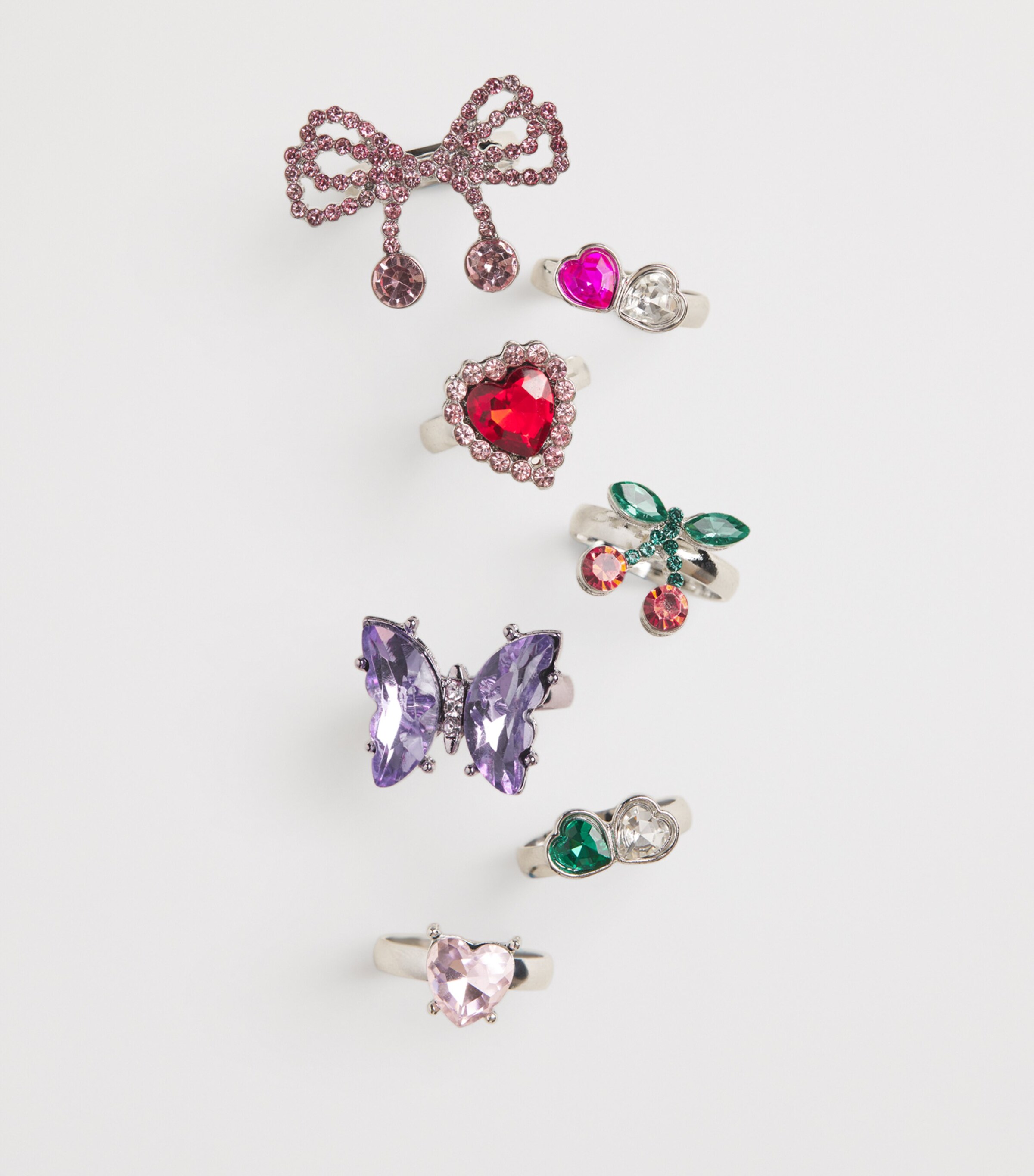 KONGES SLOJD Dreamy Ring Set (Pack of 14) Multi Image 2
