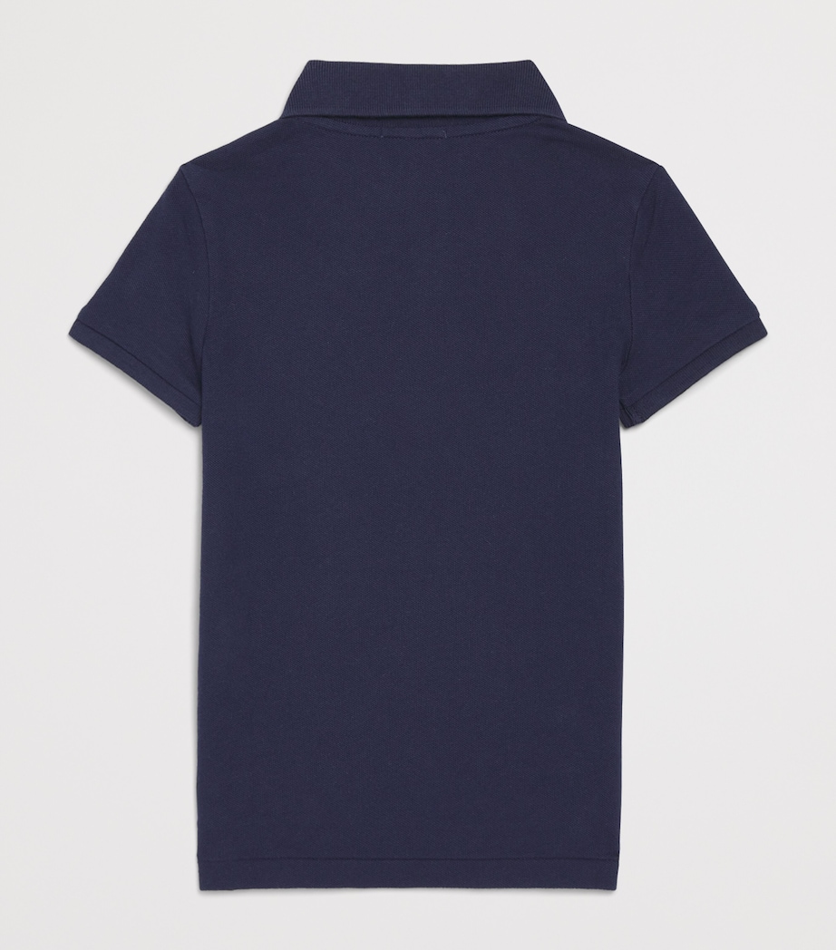 Cotton Polo Shirt (2-7 Years) REFINED NAVY Image 2