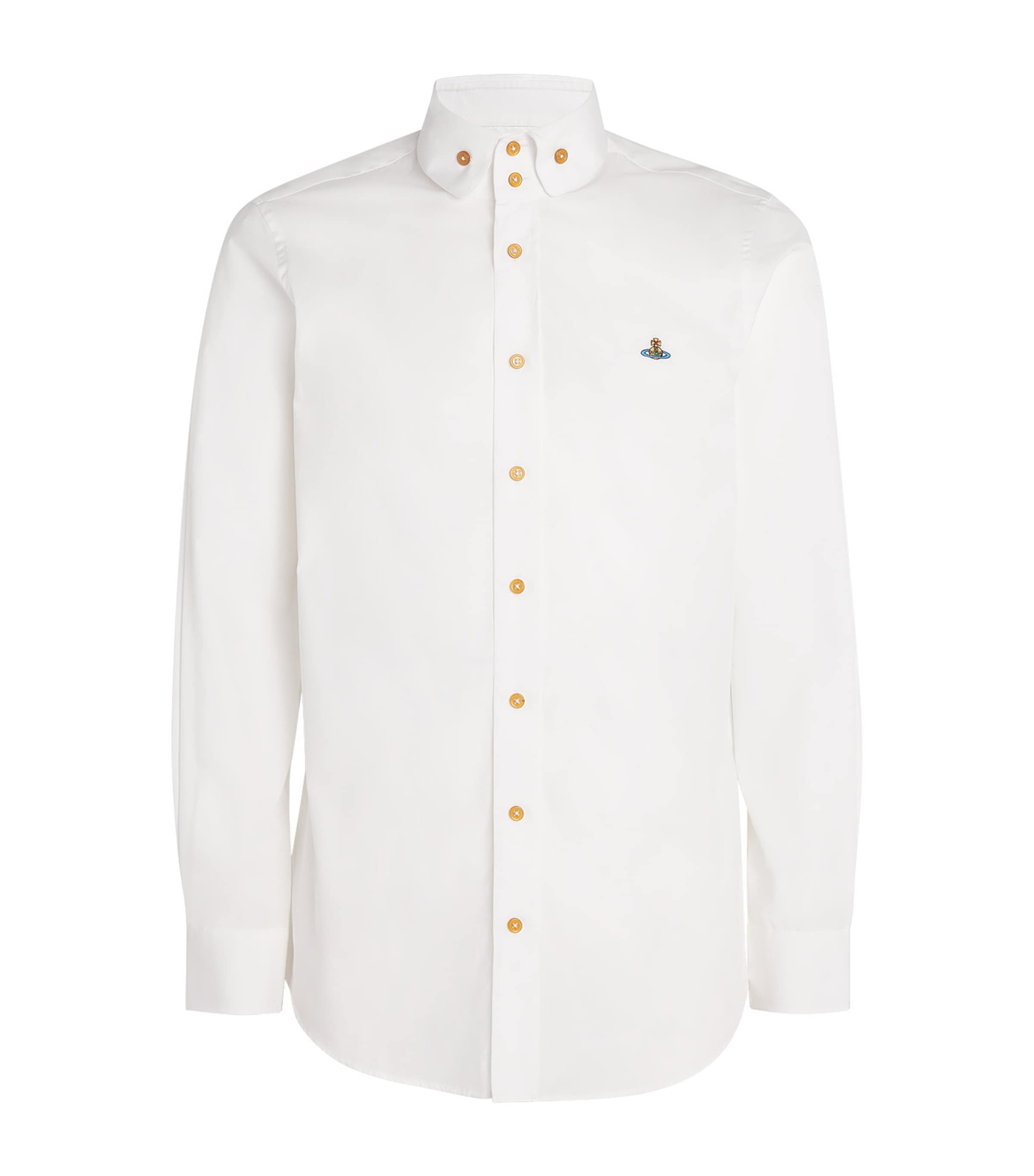 VIVIENNE WESTWOOD COTTON POPLIN ORB SHIRT