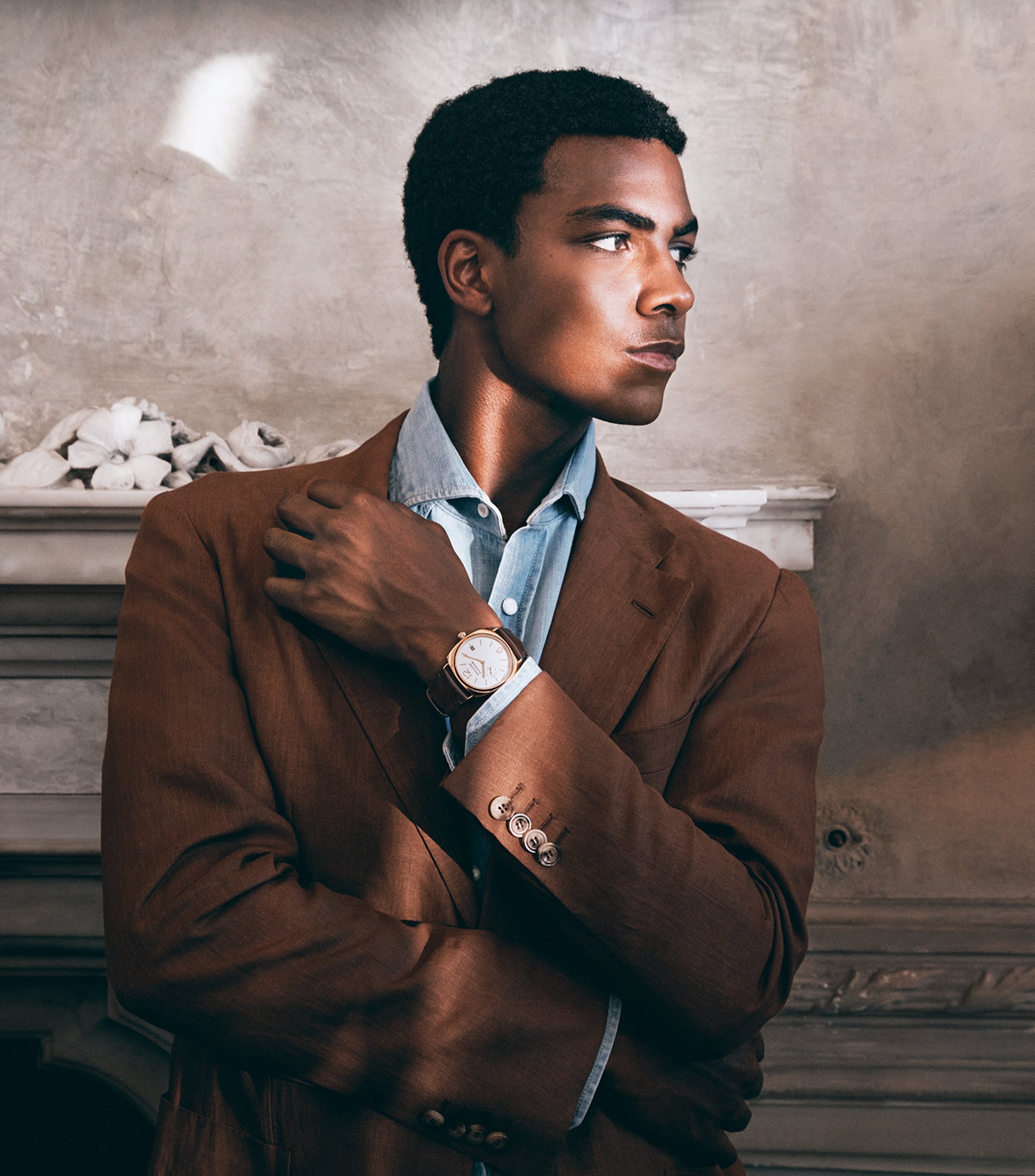 Rose Gold Radiomir Quaranta Watch 40mm WHITE Image 6