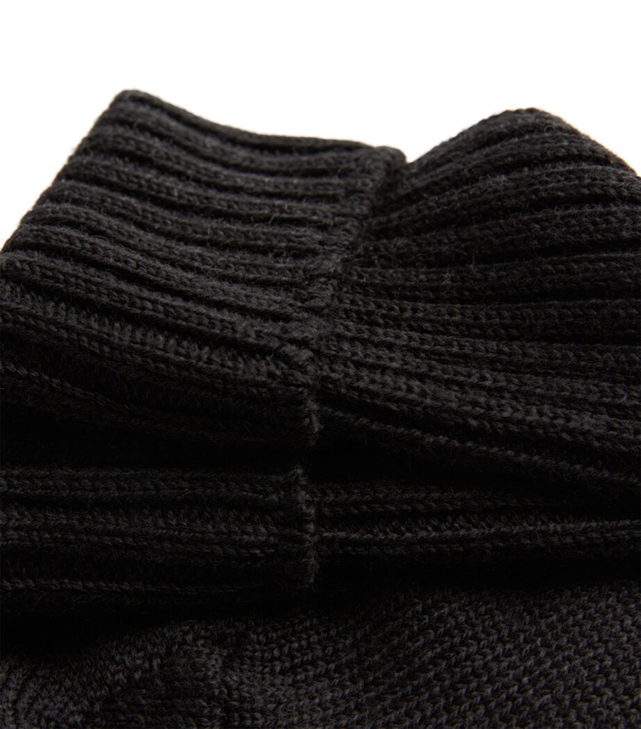 Virgin Wool-Blend Striggings Socks 3080 ANTHRA MEL Image 2