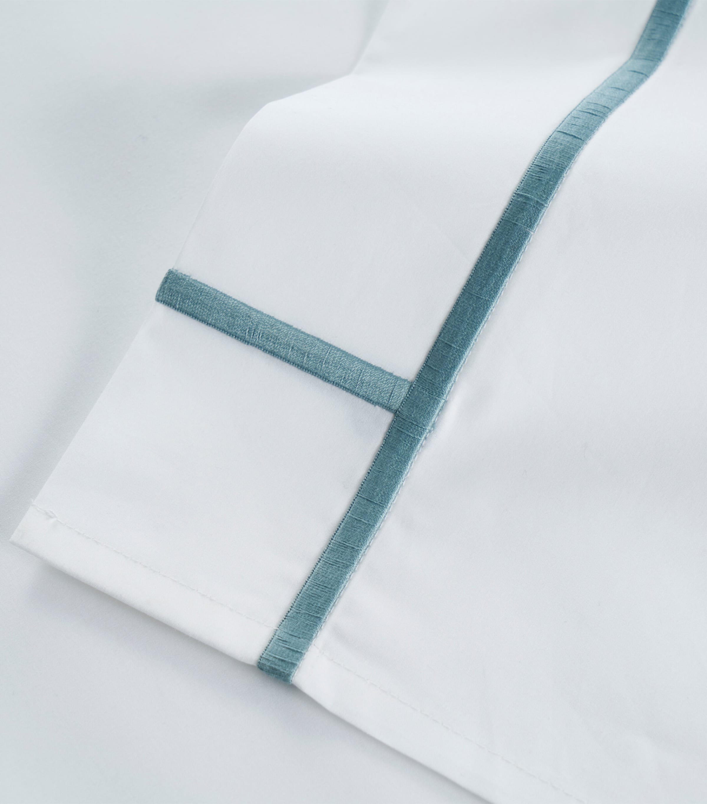 Athena Super King Flat Sheet (270cm x 295cm) FJORD Image 4