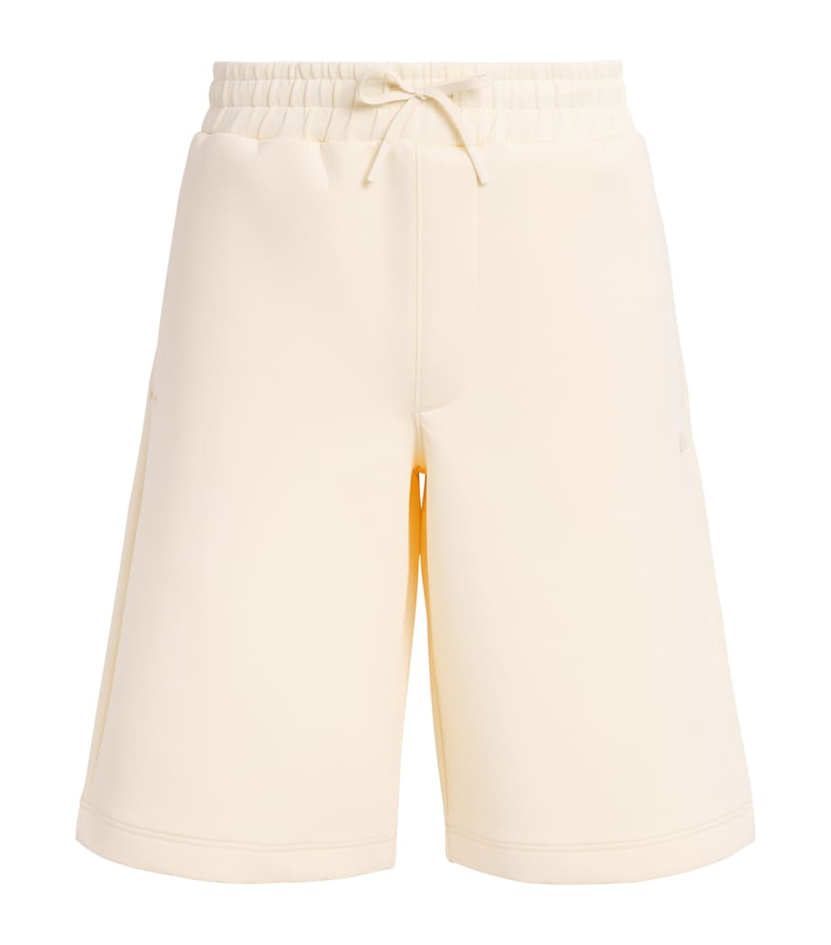 Lacoste Mens Jersey Wide-Leg Sweatshorts Beige Image 1