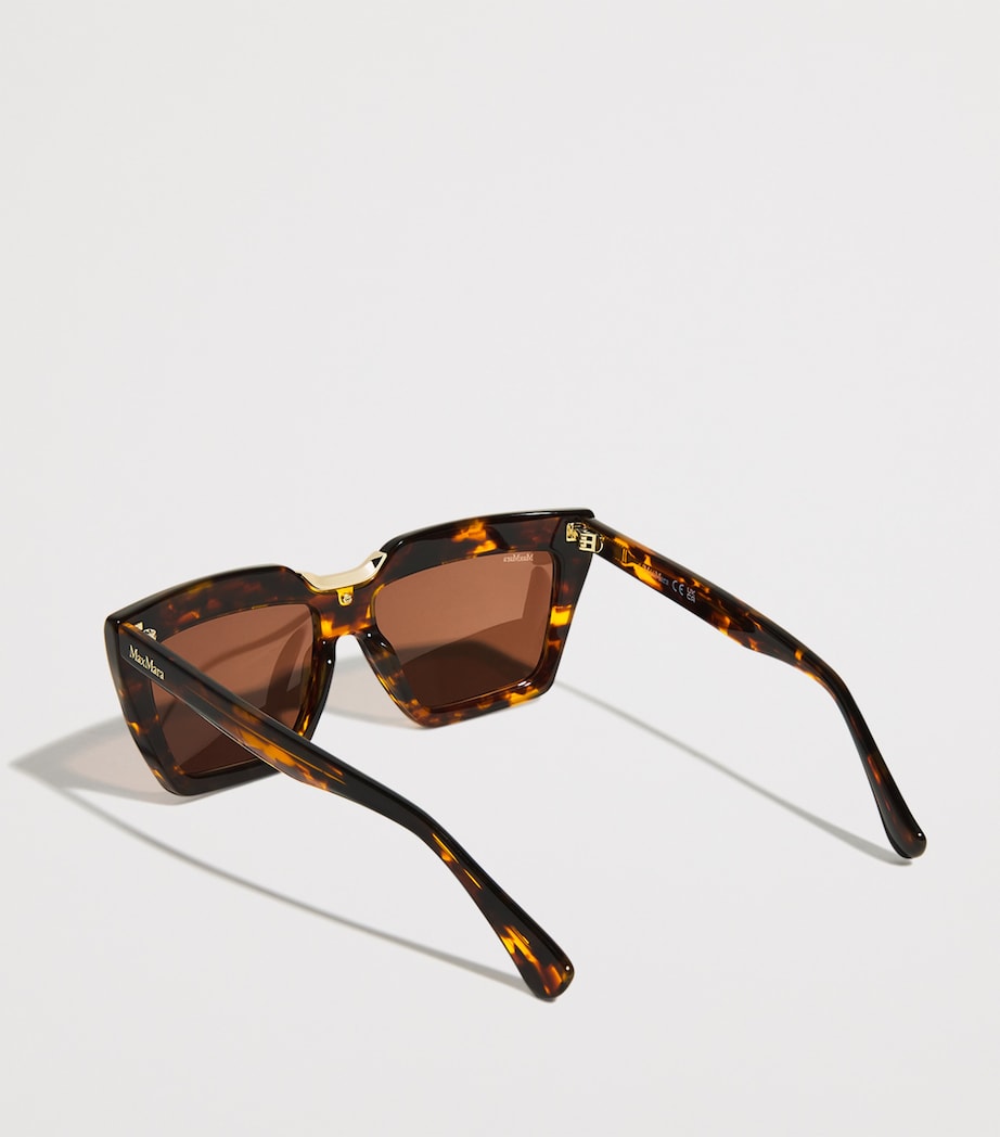 Acetate Cat-Eye SPARK7 Sunglasses TAWNY BRONZE BROW Image 3