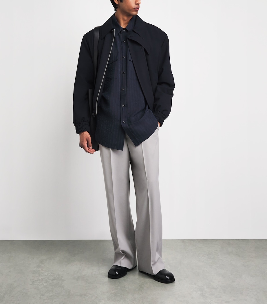 Stripe Overshirt DARK NAVY Image 2