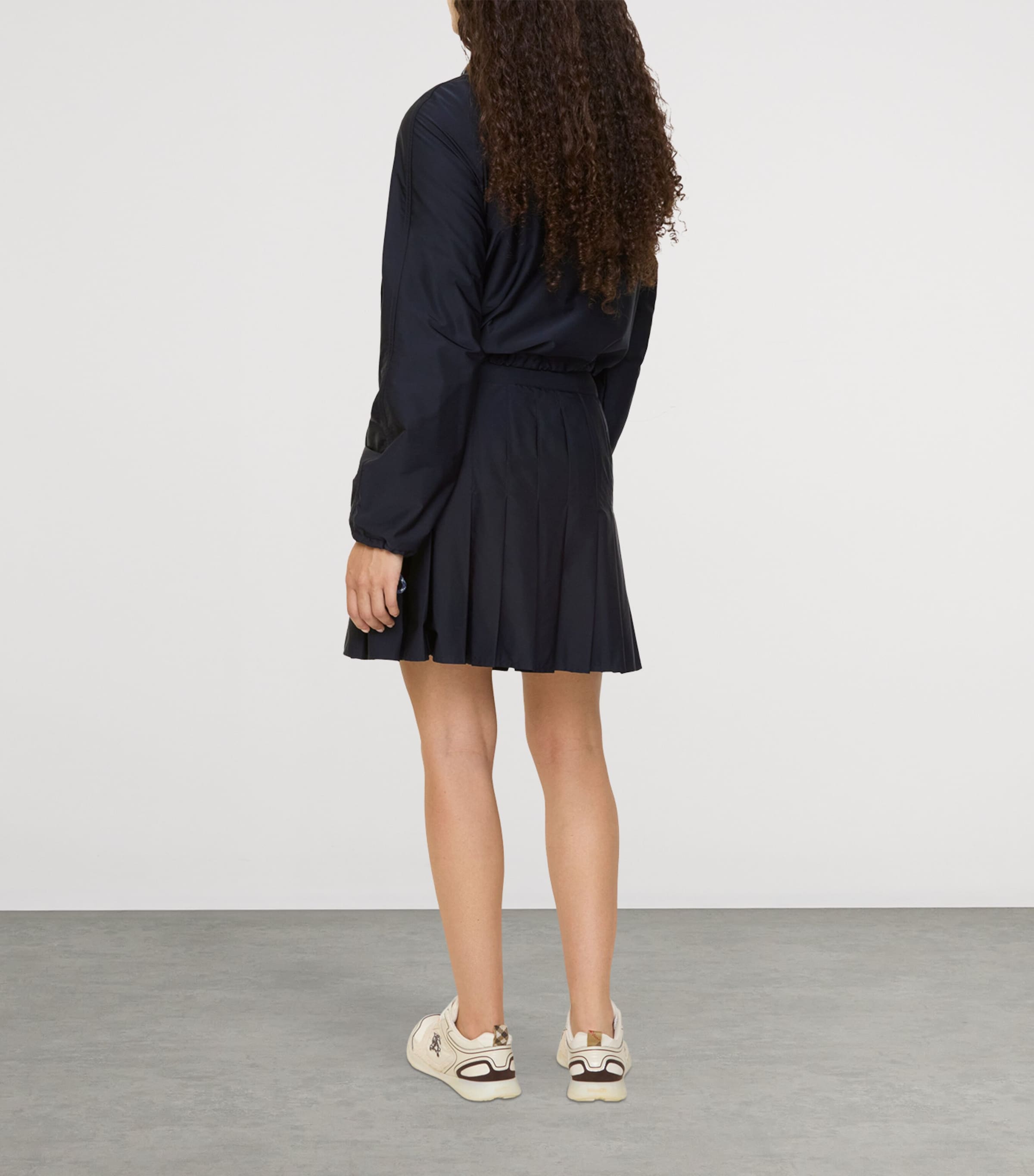 Technical Water-Resistant Mini Skirt SILHOUETTE BLUE Image 3