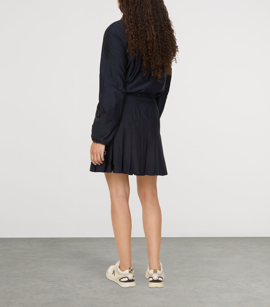 Technical Water-Resistant Mini Skirt SILHOUETTE BLUE Image 3