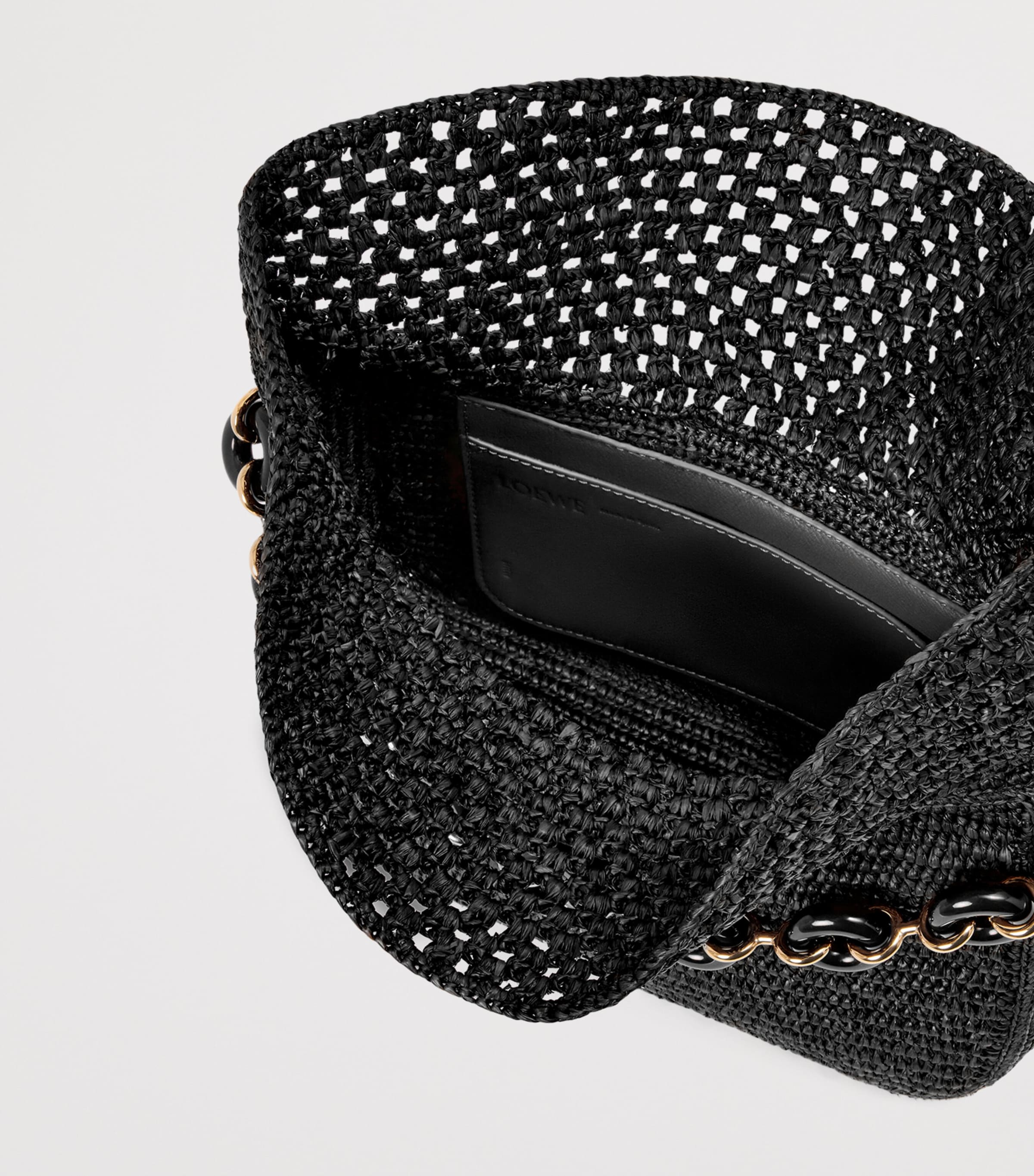 LOEWE x Paula's Ibiza Medium Raffia Ola Shoulder Bag