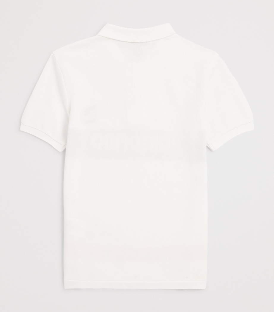 Cotton Nautical Polo Shirt (2-7 Years) WHITE Image 2