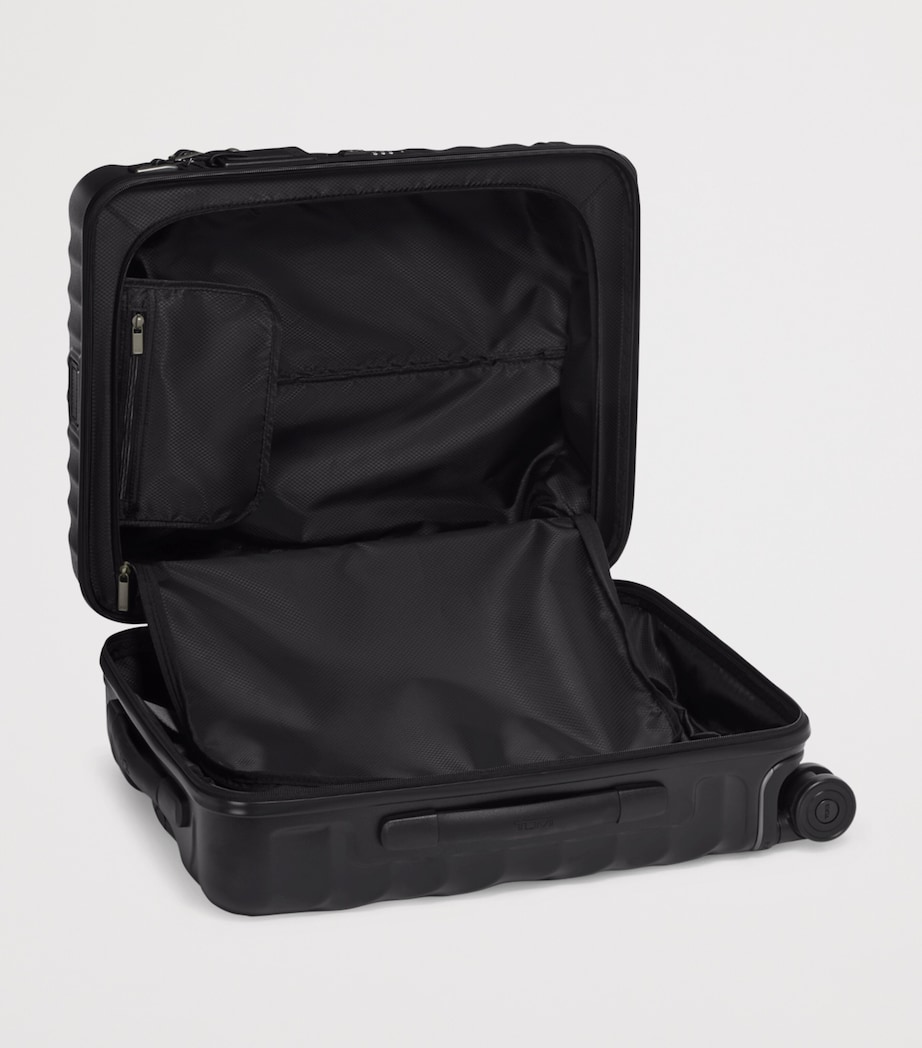 Continental Slim Carry-On Suitcase (55cm) BLACK TEXTURED 6153 Image 3