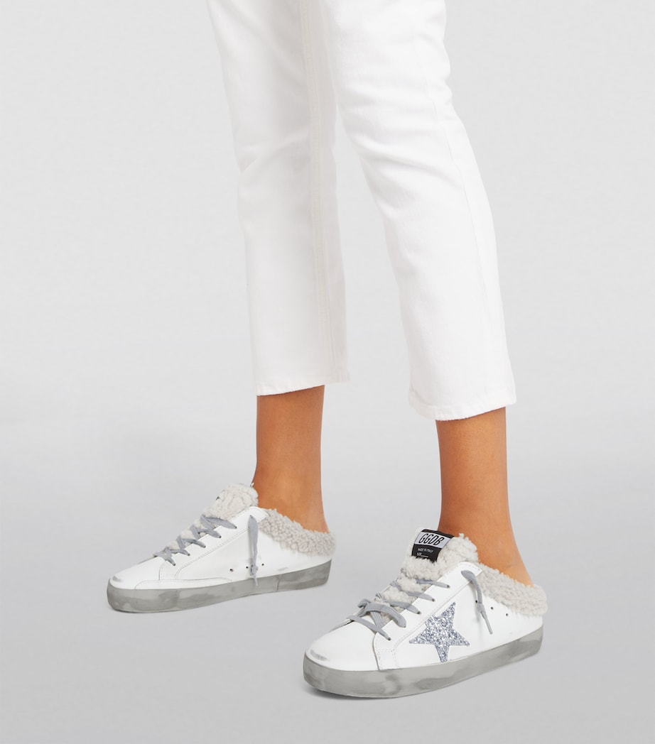 Golden Goose Shearling Superstar Slip-On Sneakers White/oth Image 2