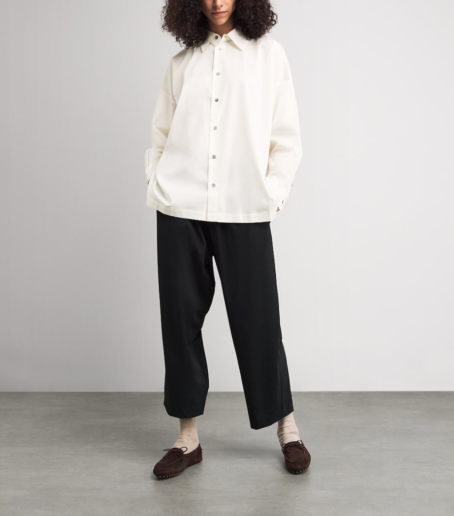 Cotton Side-Seam Shirt IVORY Image 2