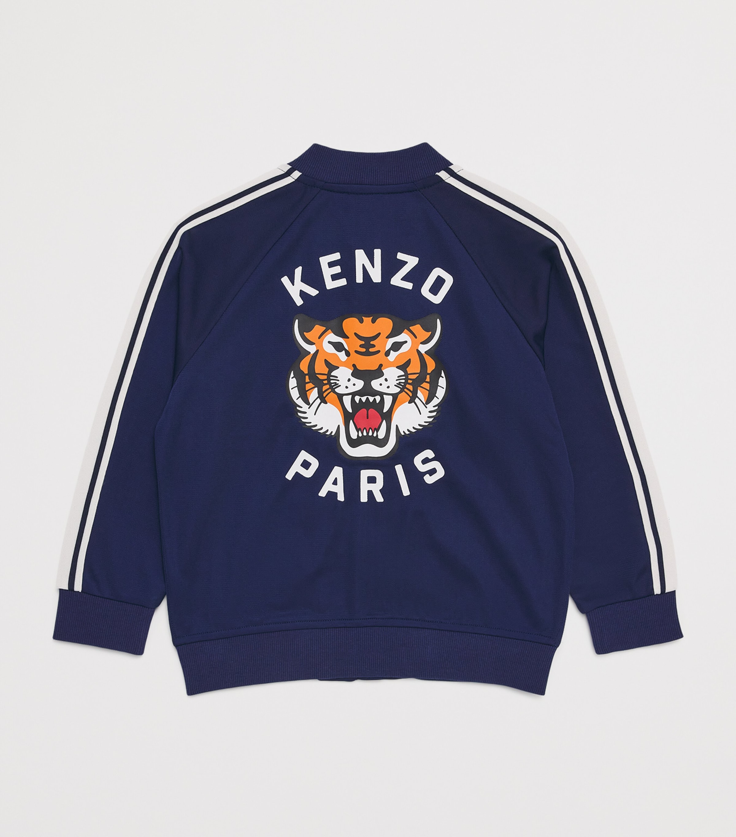 Tiger Zip-Up Bomber Jacket (6-14 Years) 84NMEDIEVAL BLUE Image 2