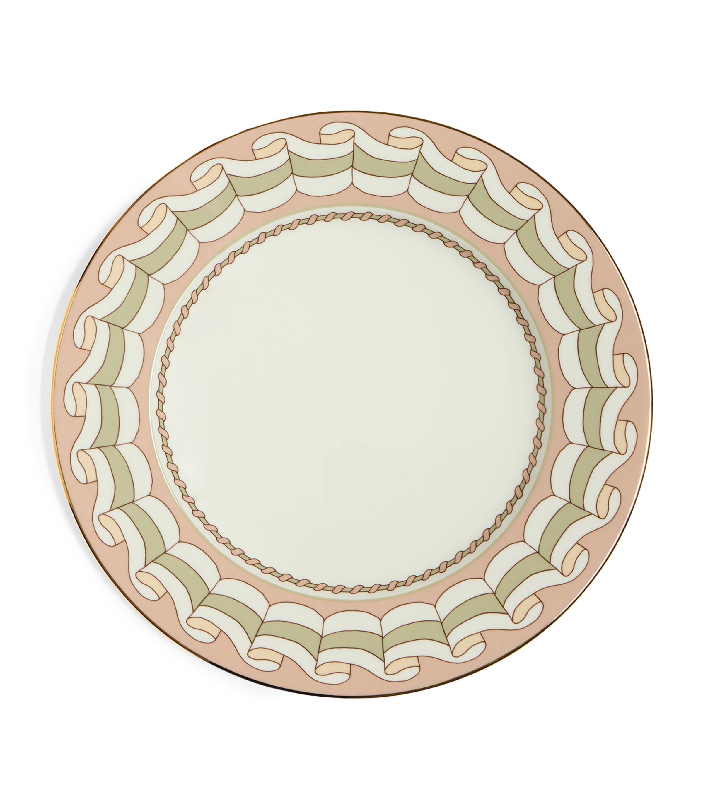 La Doublej Poseidon Charger Plate In Pink