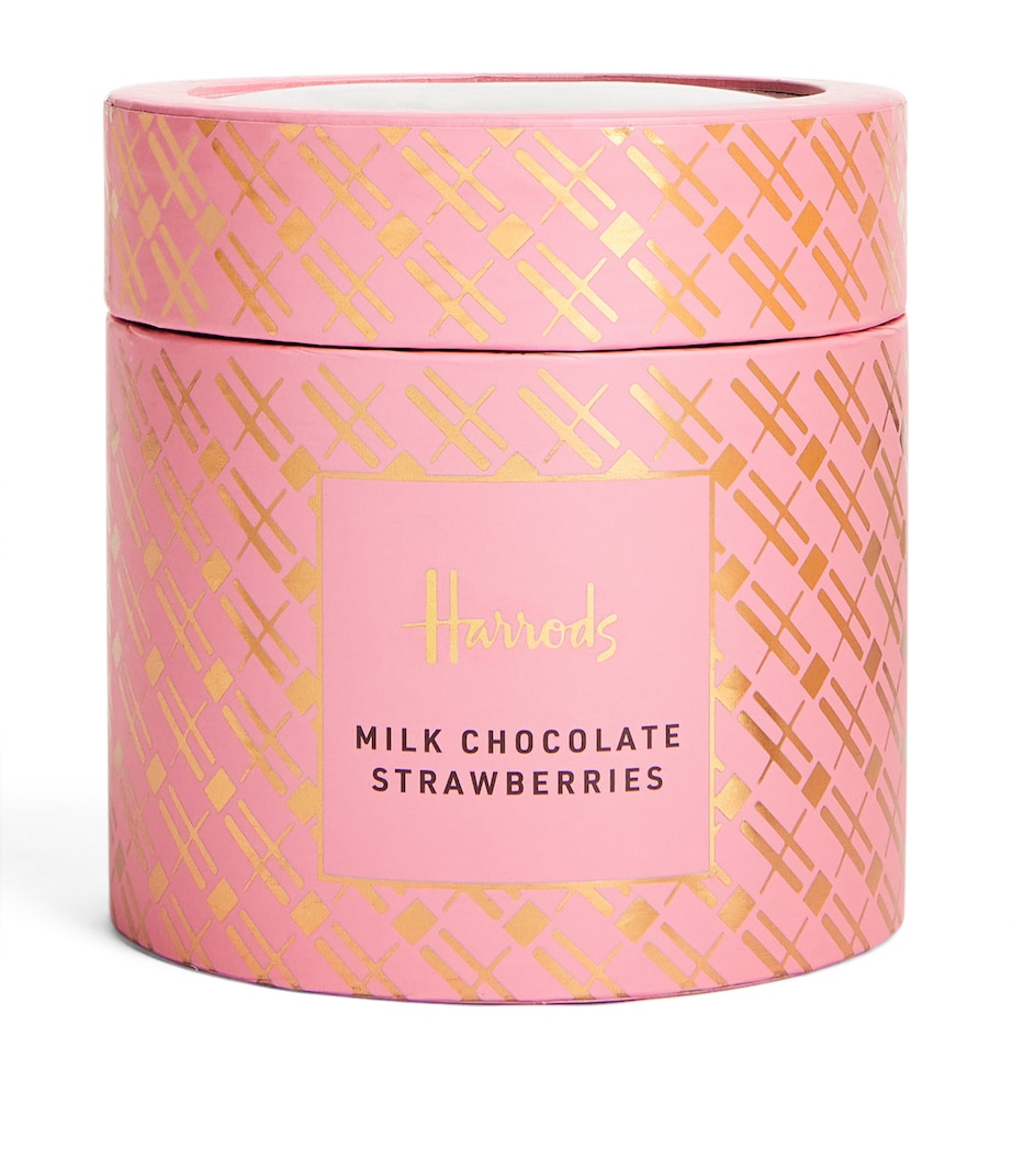 Harrods Milk Chocolate Strawberries (230g) Image 1