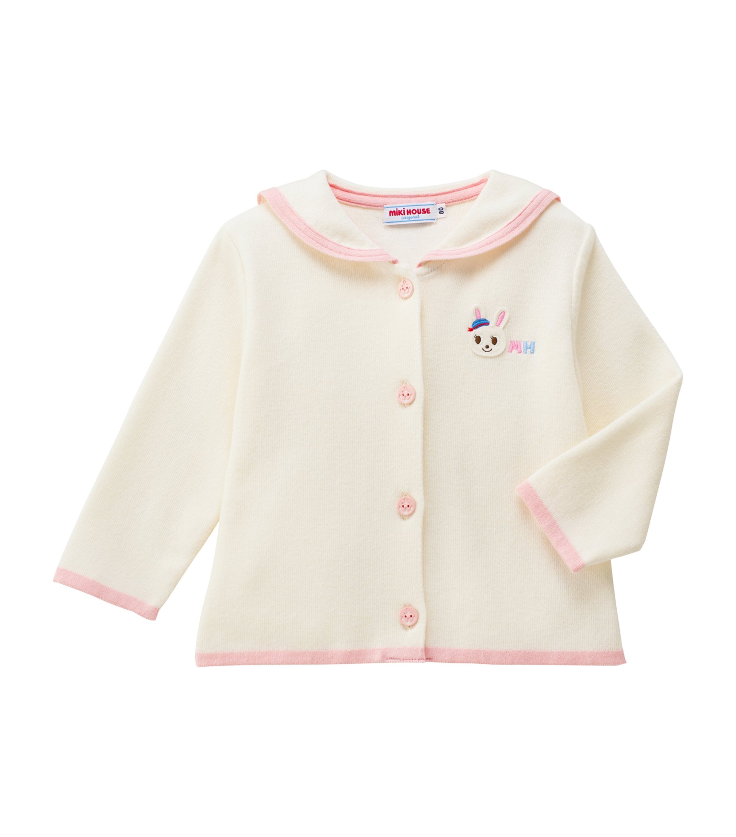 Miki House Cotton Sailor Cardigan (2-7 Years) Image 1