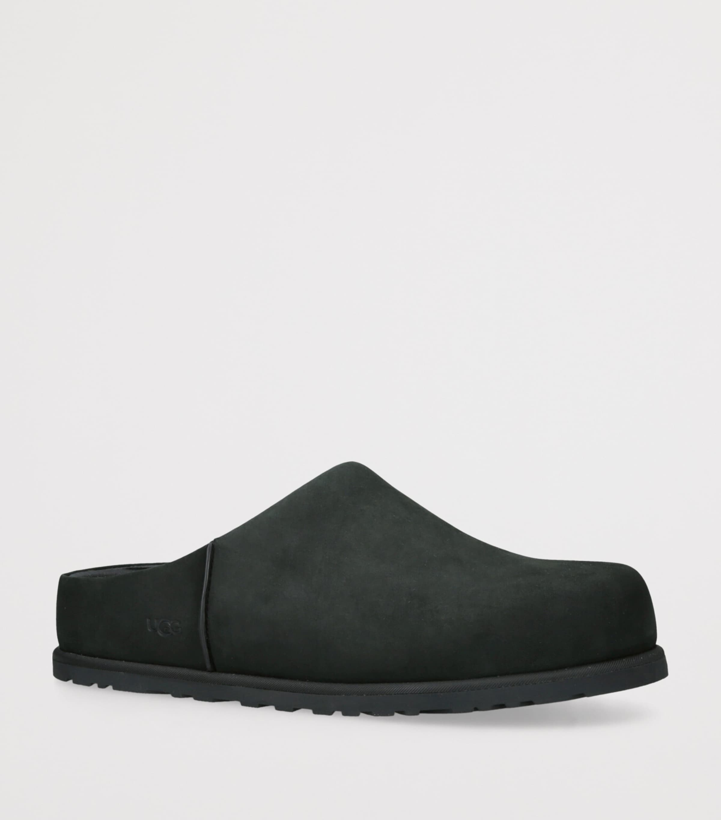 Suede Otzo Clogs BLACK Image 3
