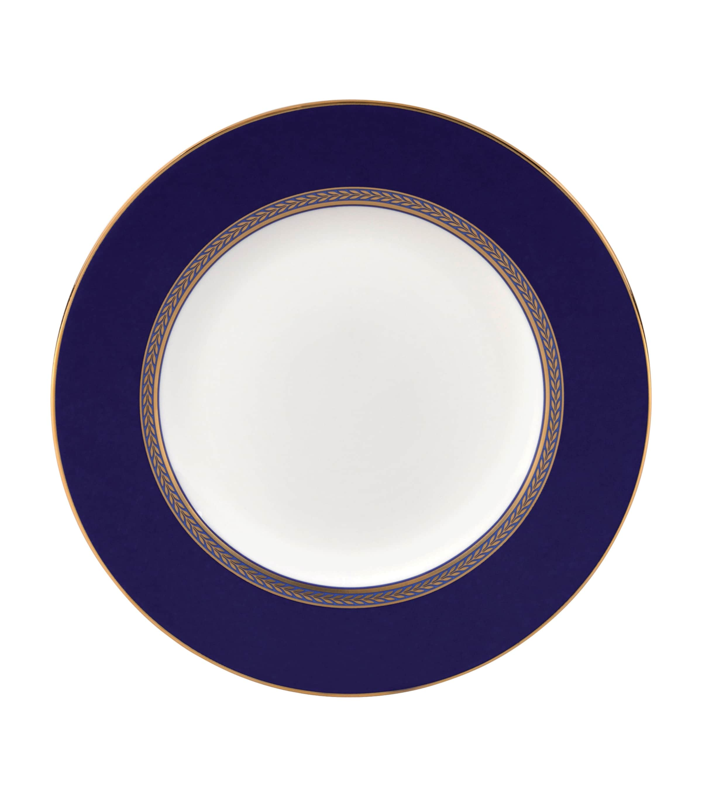 Wedgwood Renaissance Gold Plate In Blue