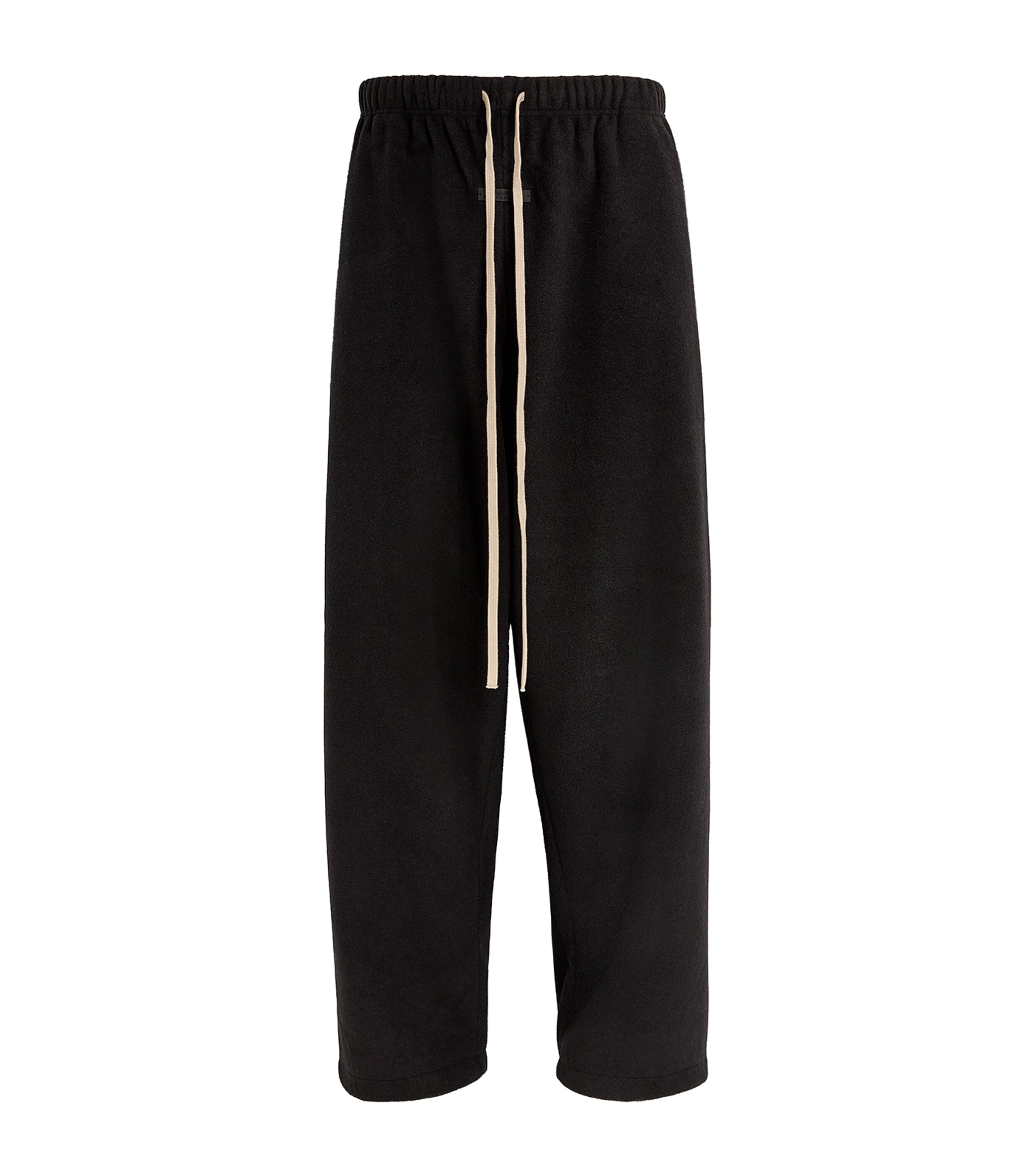 Essentials Logo-patch Sweatpants In Black