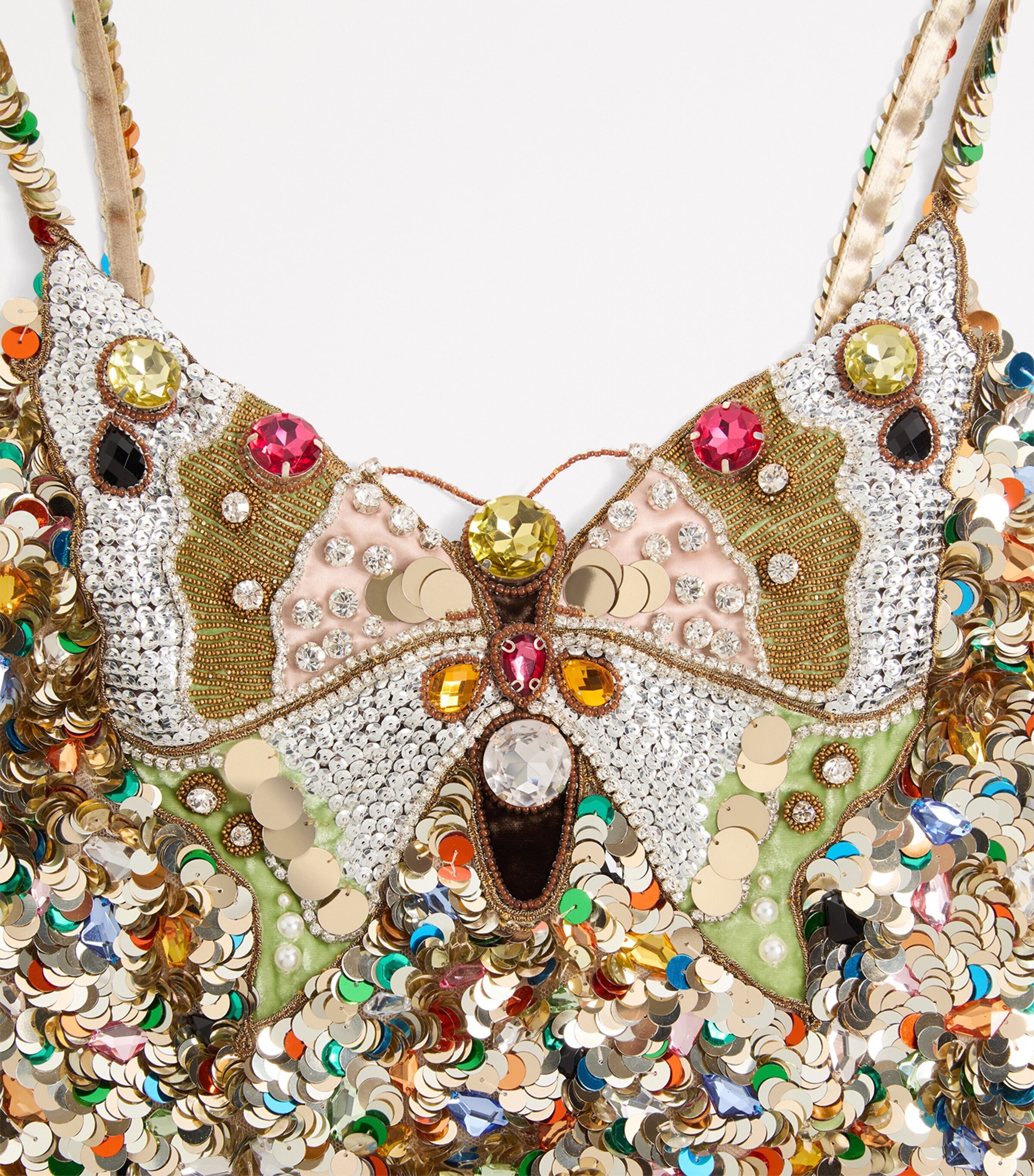 Valentino Womens Embellished Maxi Dress Image 7