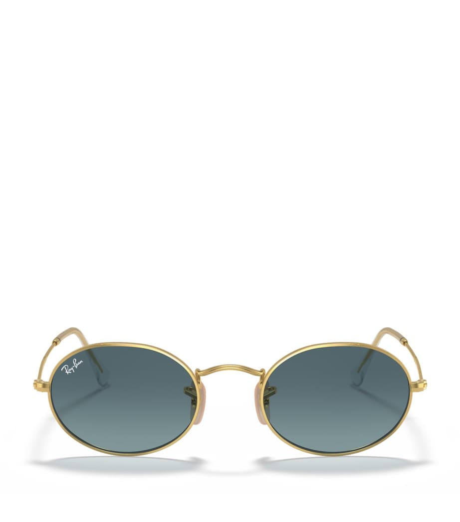 Ray-Ban RB3547 Oval Metal Sunglasses Image 1