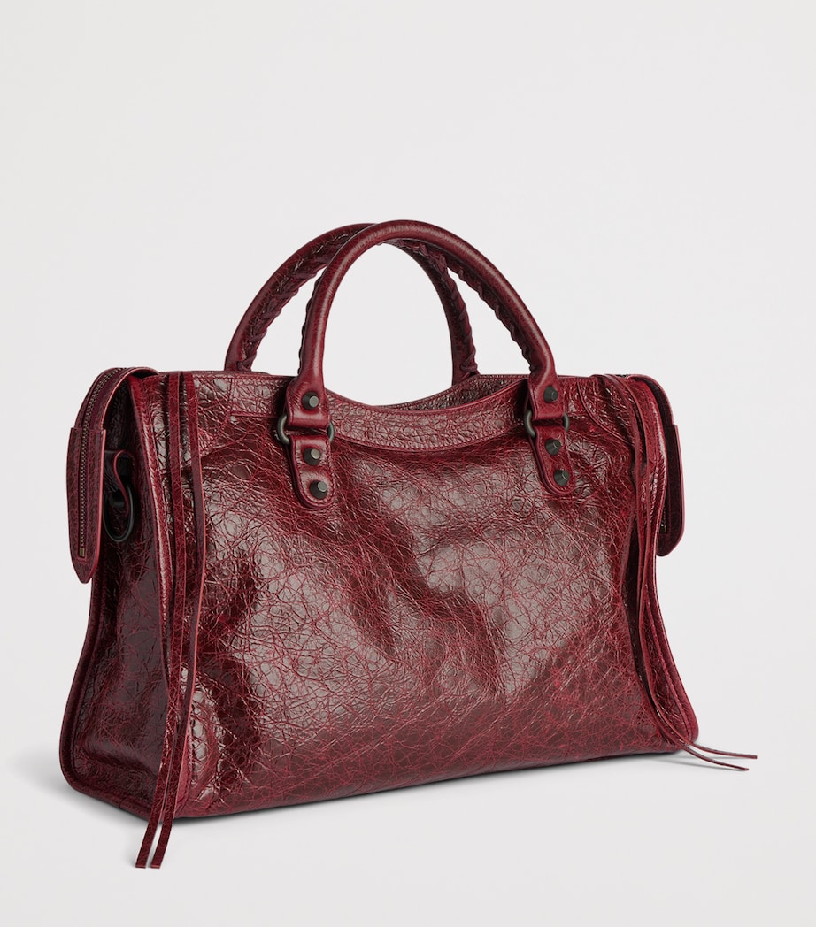 Balenciaga Medium Lambskin Le City Top-Handle Bag Image 5